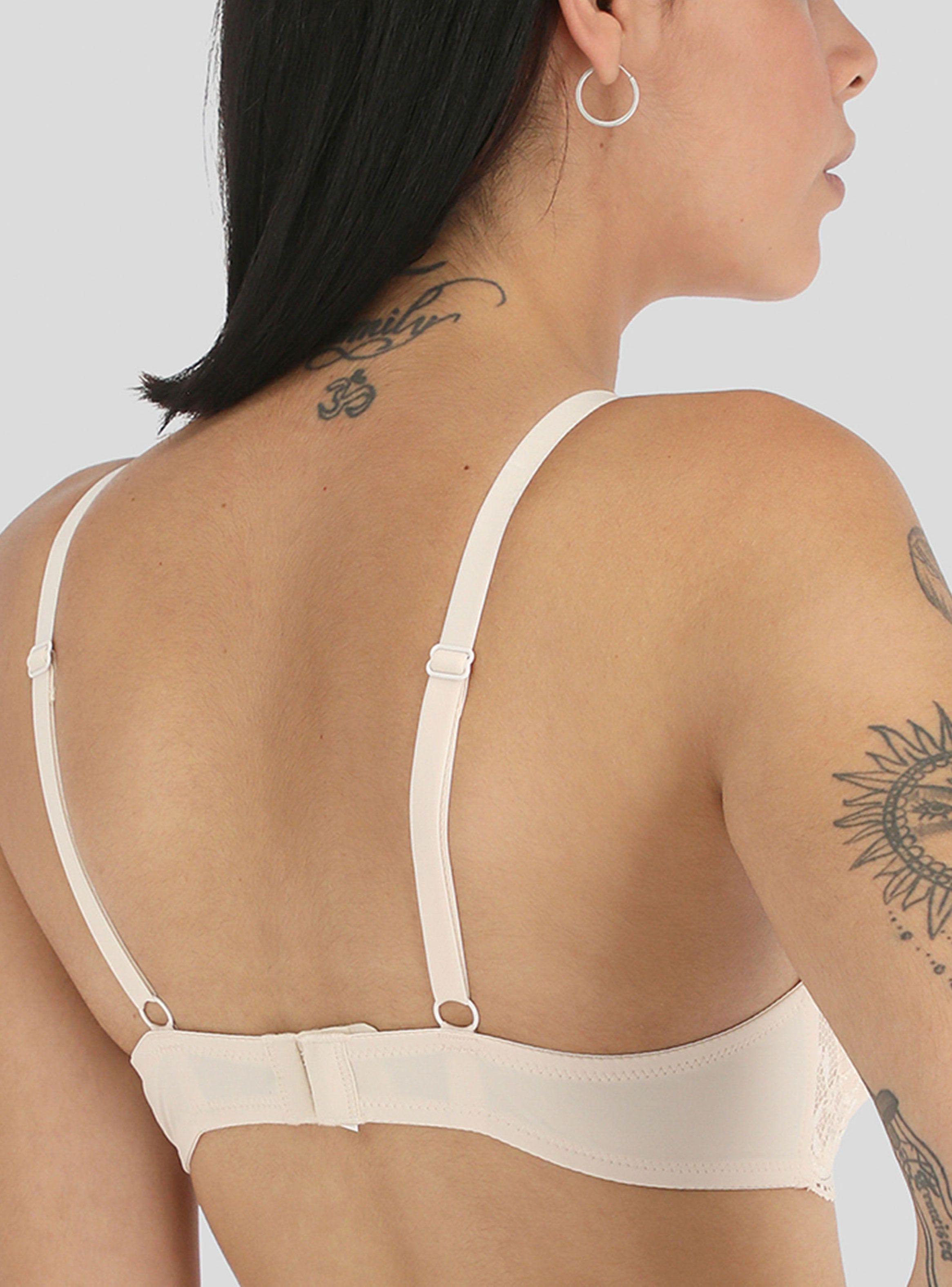 Sostén Flores con Encaje Doble Push Up 13121-1