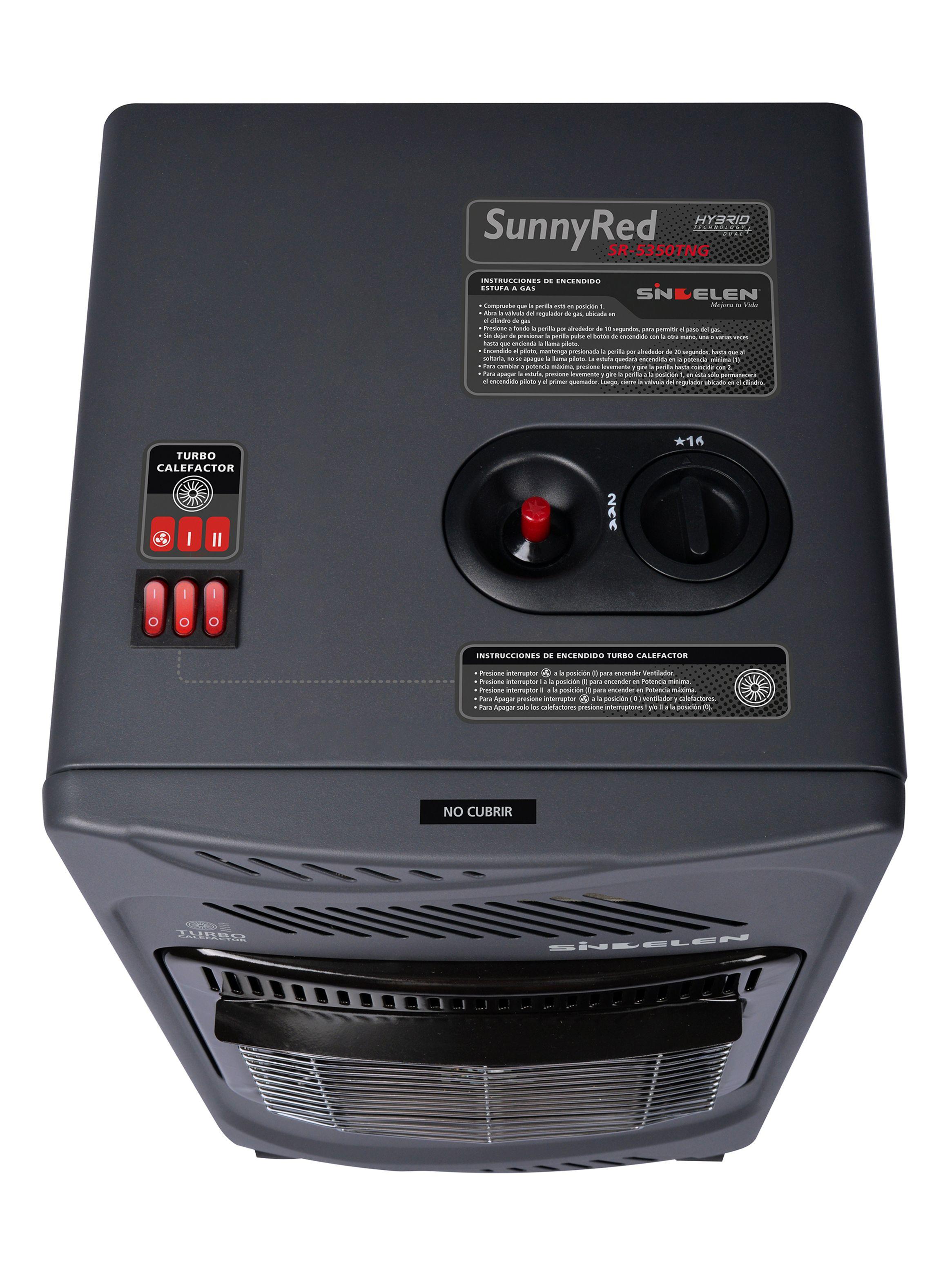 Estufa a Gas Híbrida 5 Kg  Sunny SR-5350TNG-3