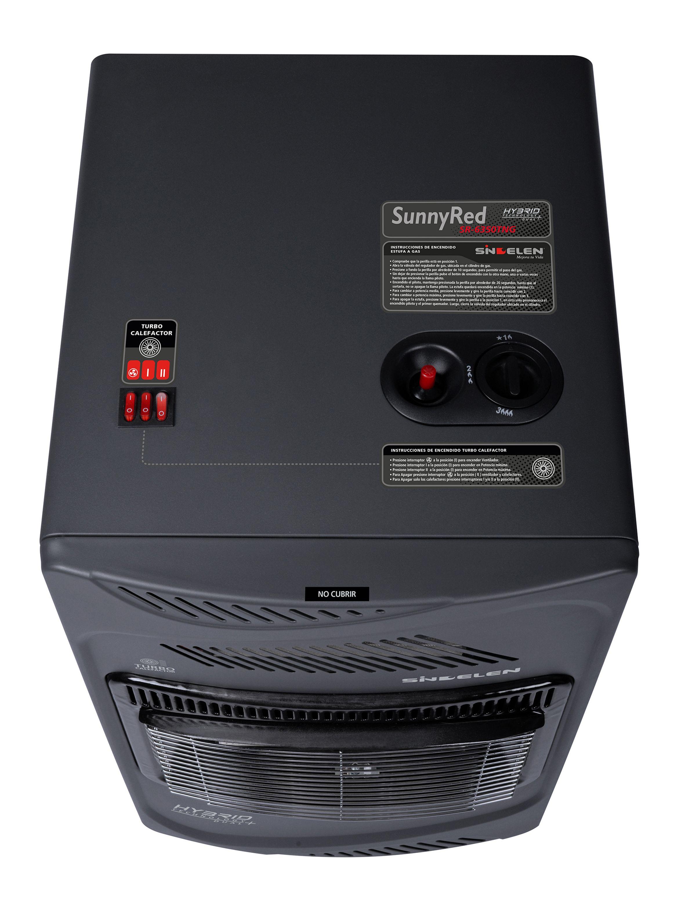 Estufa a Gas Híbrida 15 Kg Sunny SR-6350TNG-3