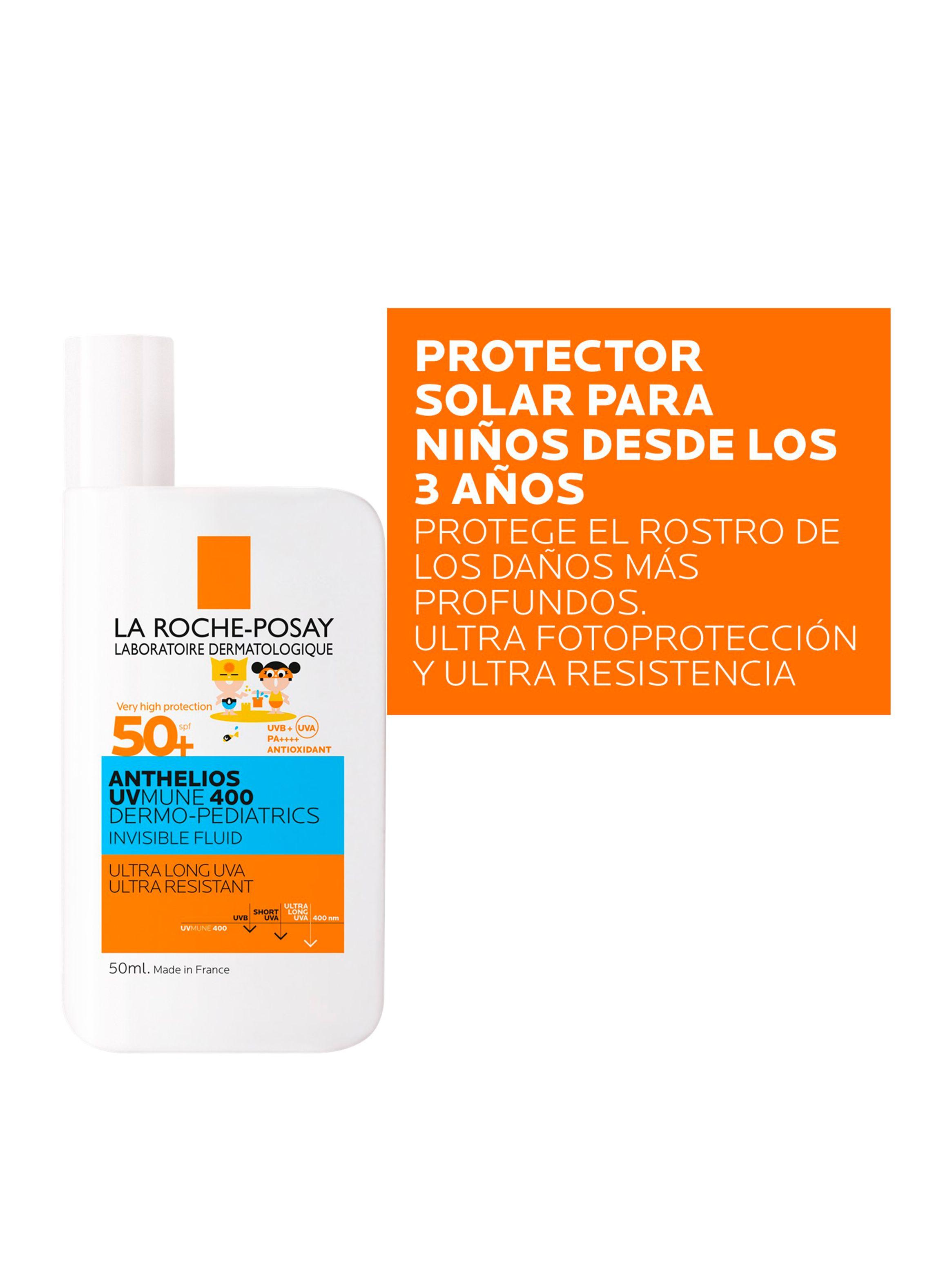 Protector Solar Rostro Niños UV Mune 400 Dermo-Pediatrics Hydrating Fluid FPS 50+-4