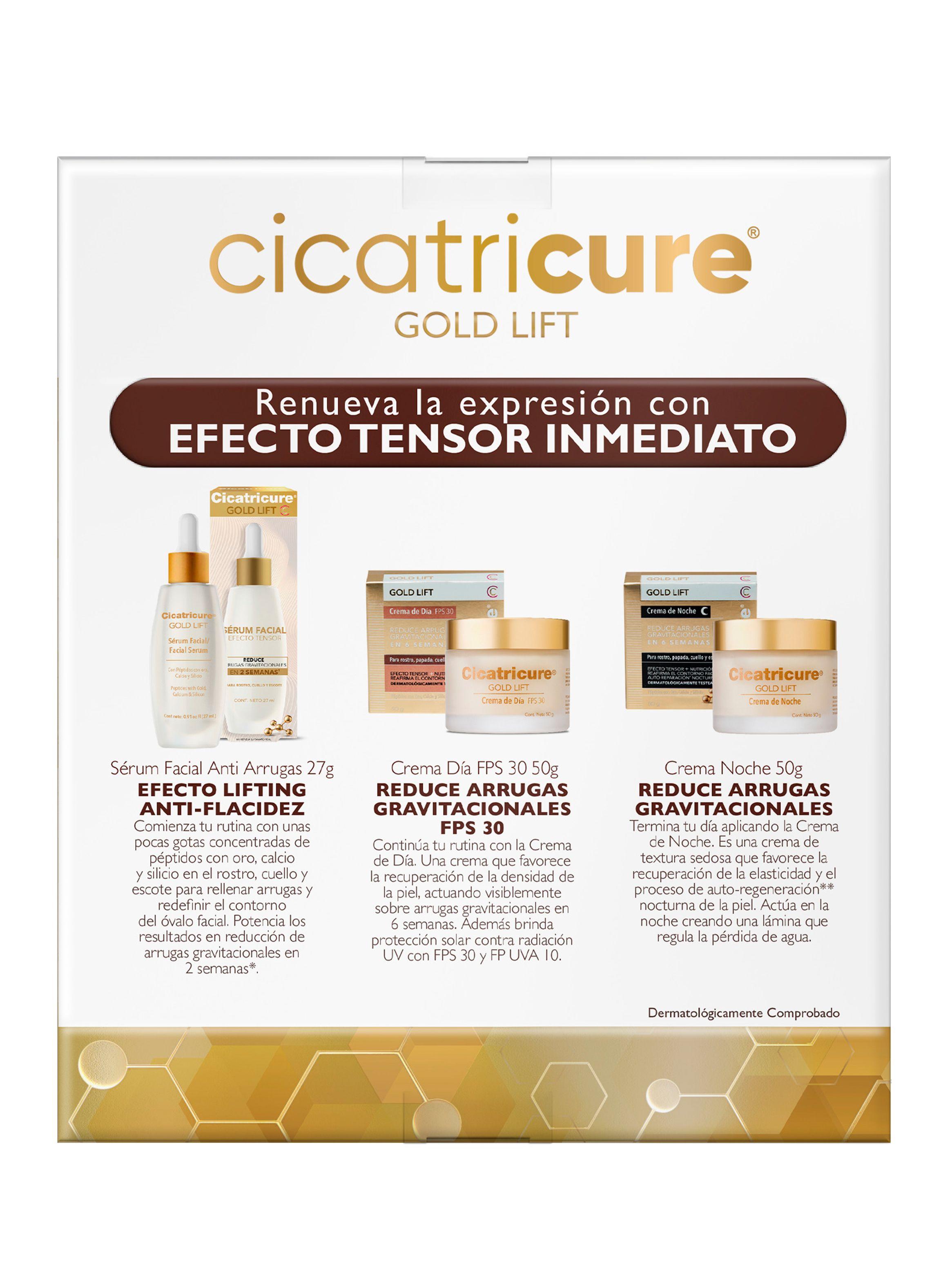 Set Cicatricure Set Gold Lift Crema Dia 50 g + Crema Noche 50 g + Serum 30 ml-1