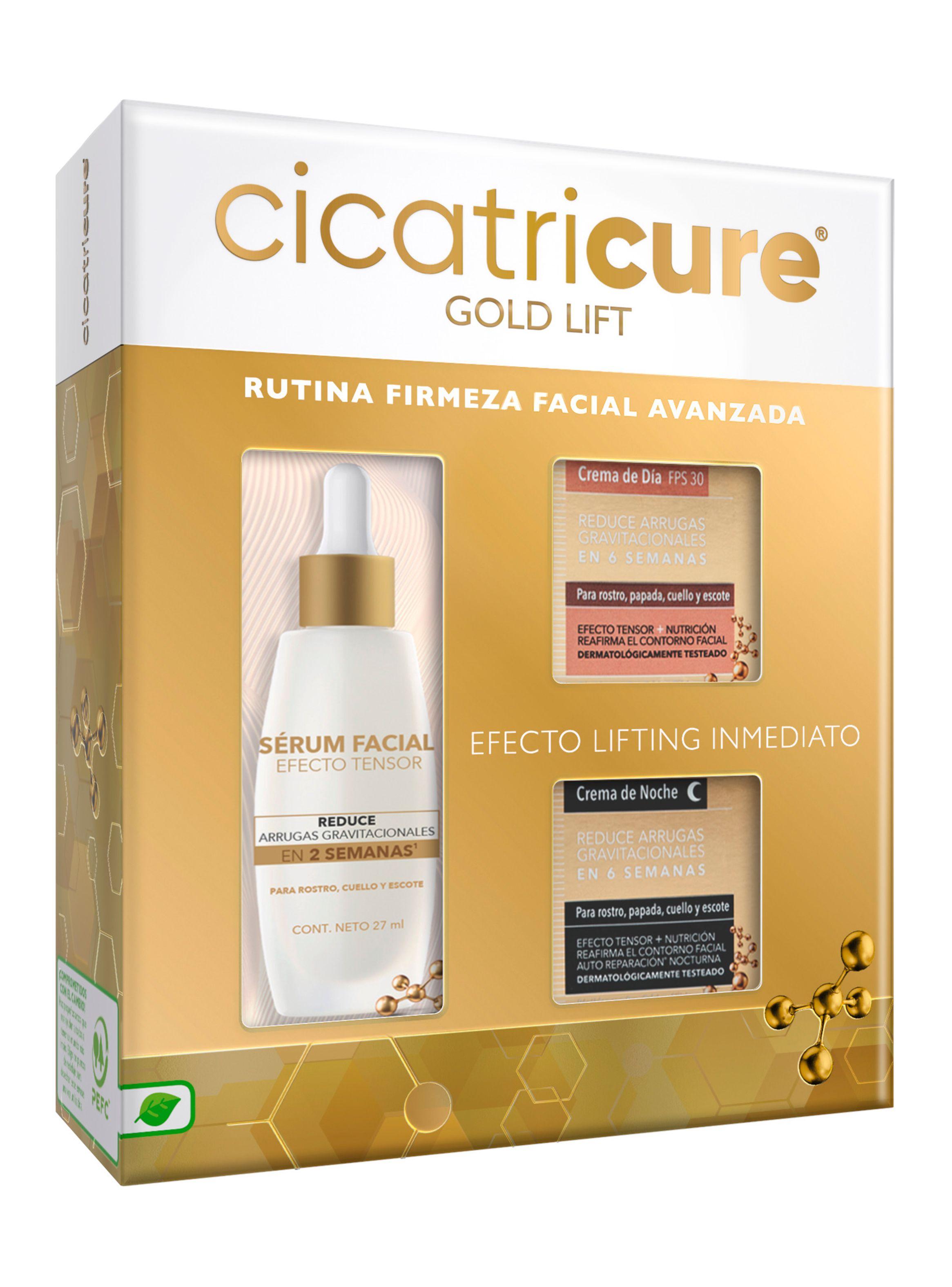 Set Cicatricure Set Gold Lift Crema Dia 50 g + Crema Noche 50 g + Serum 30 ml-0
