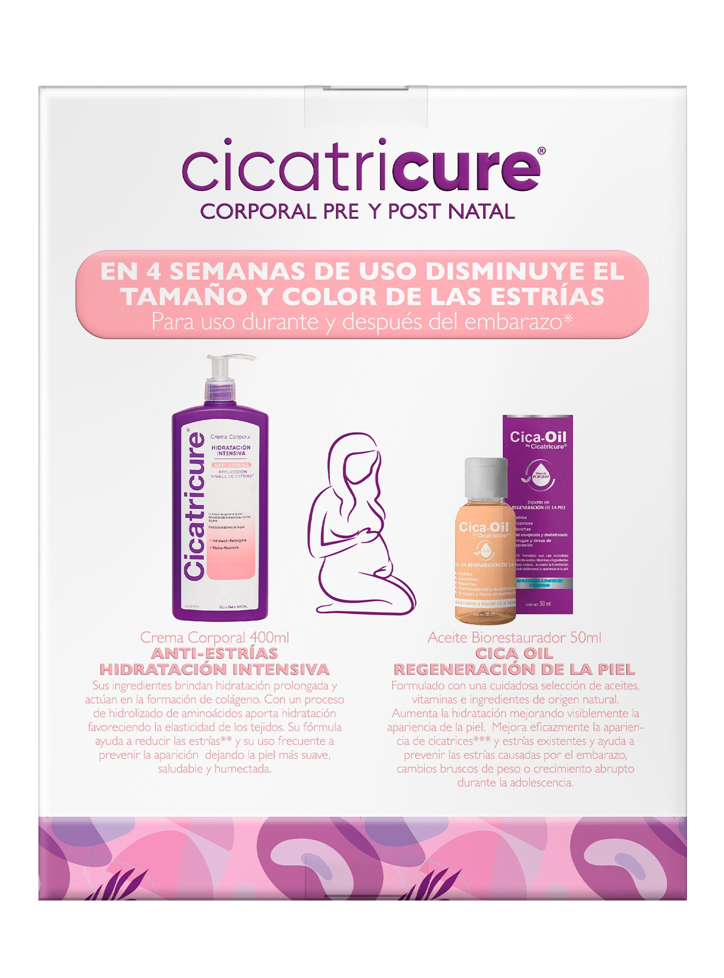 Set Cicatricure Anti Estrias 400 ml + Cicatricure Oil 50 ml-1