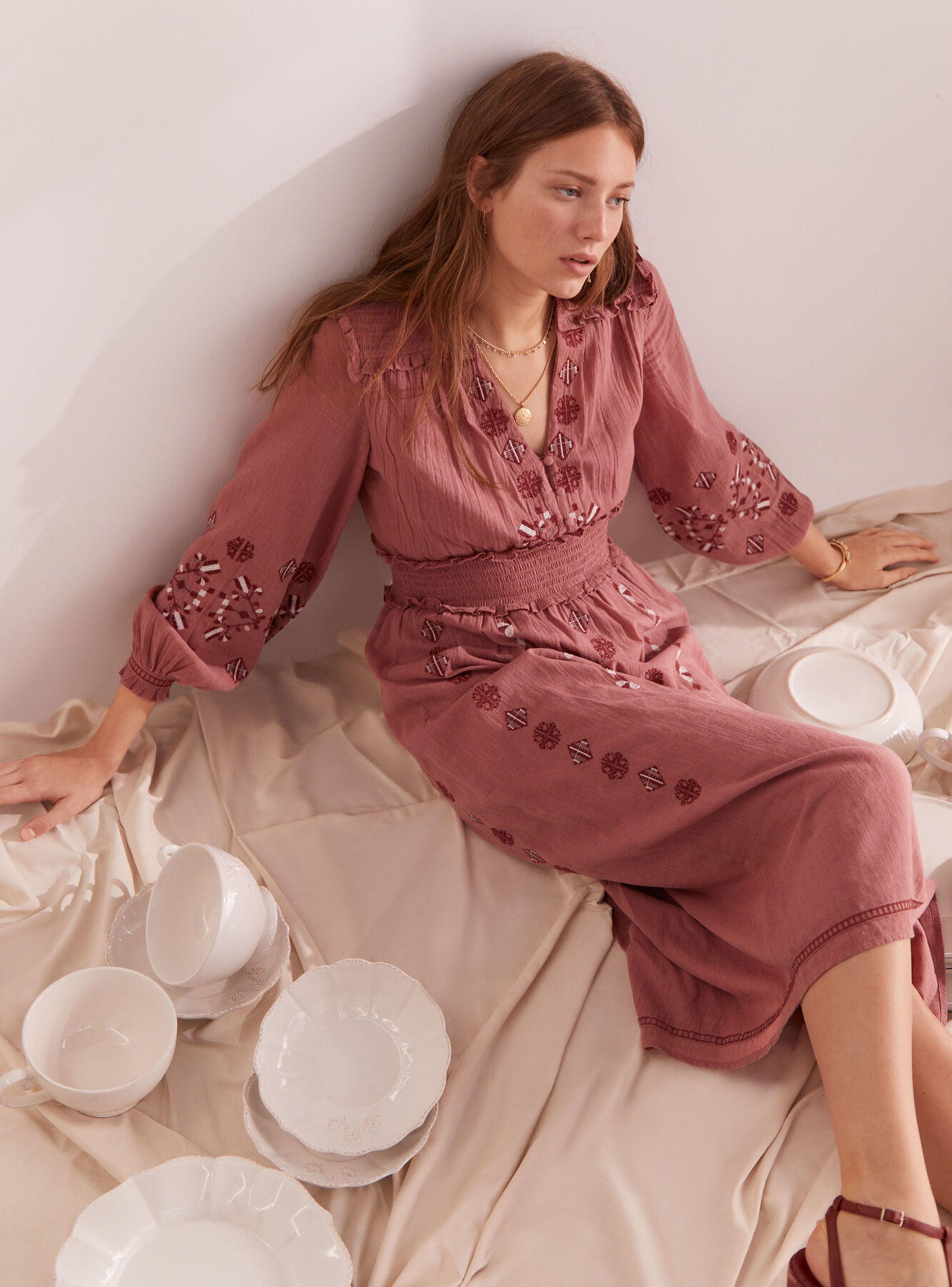 Vestido Casual Hoss Rosa-3