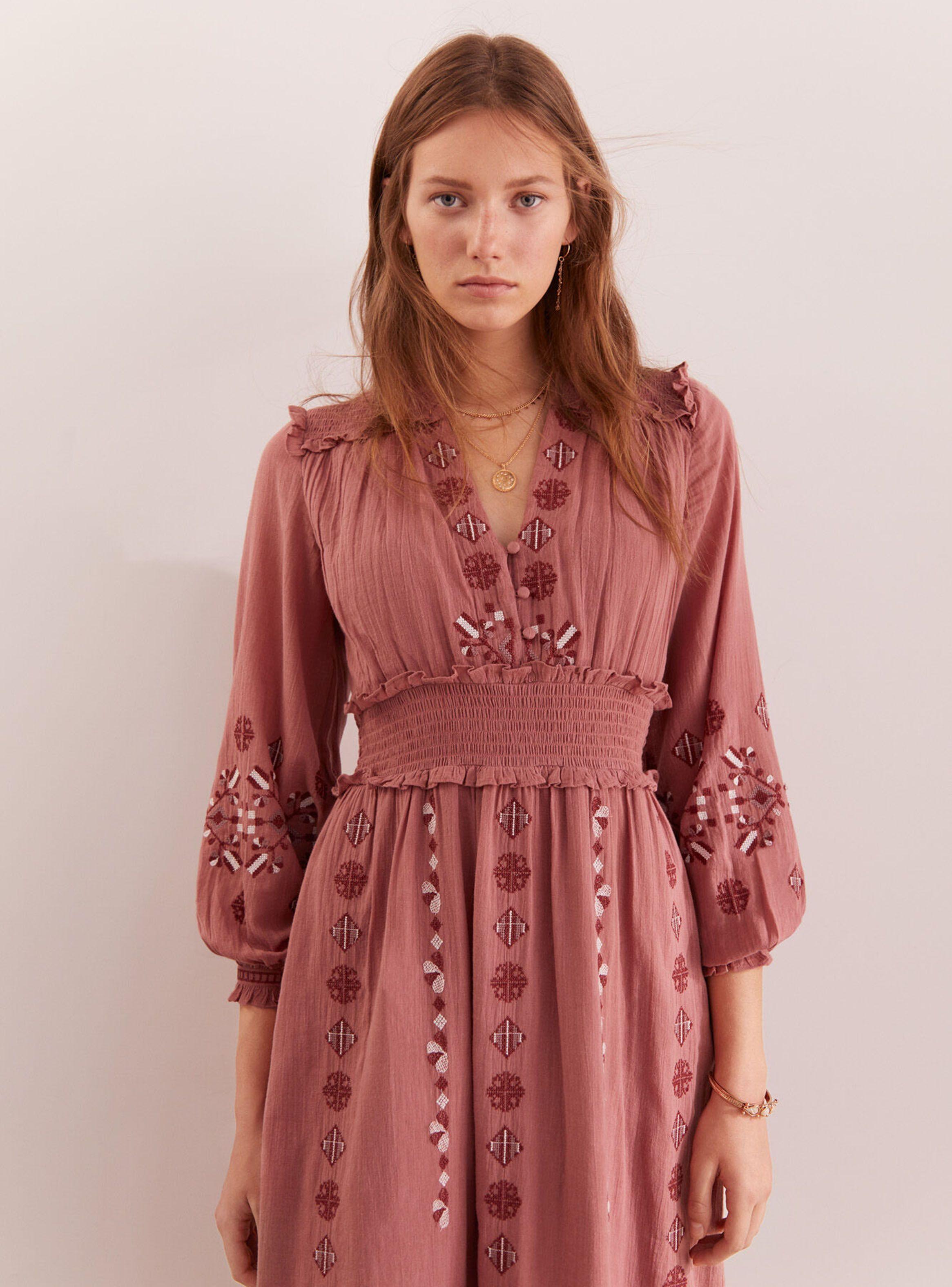 Vestido Casual Hoss Rosa-0