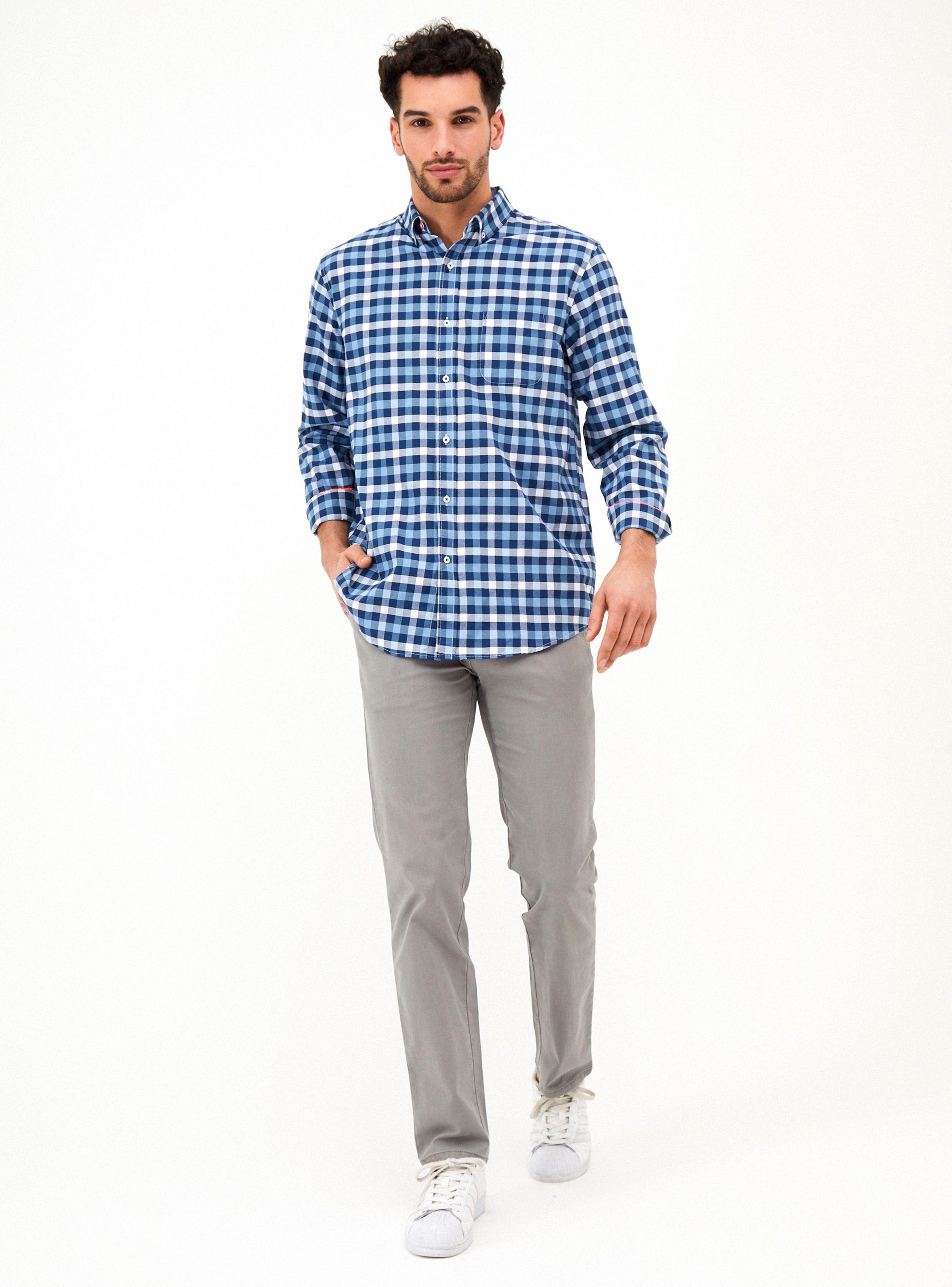 Pantalón Básico Chino Straight Fit-3