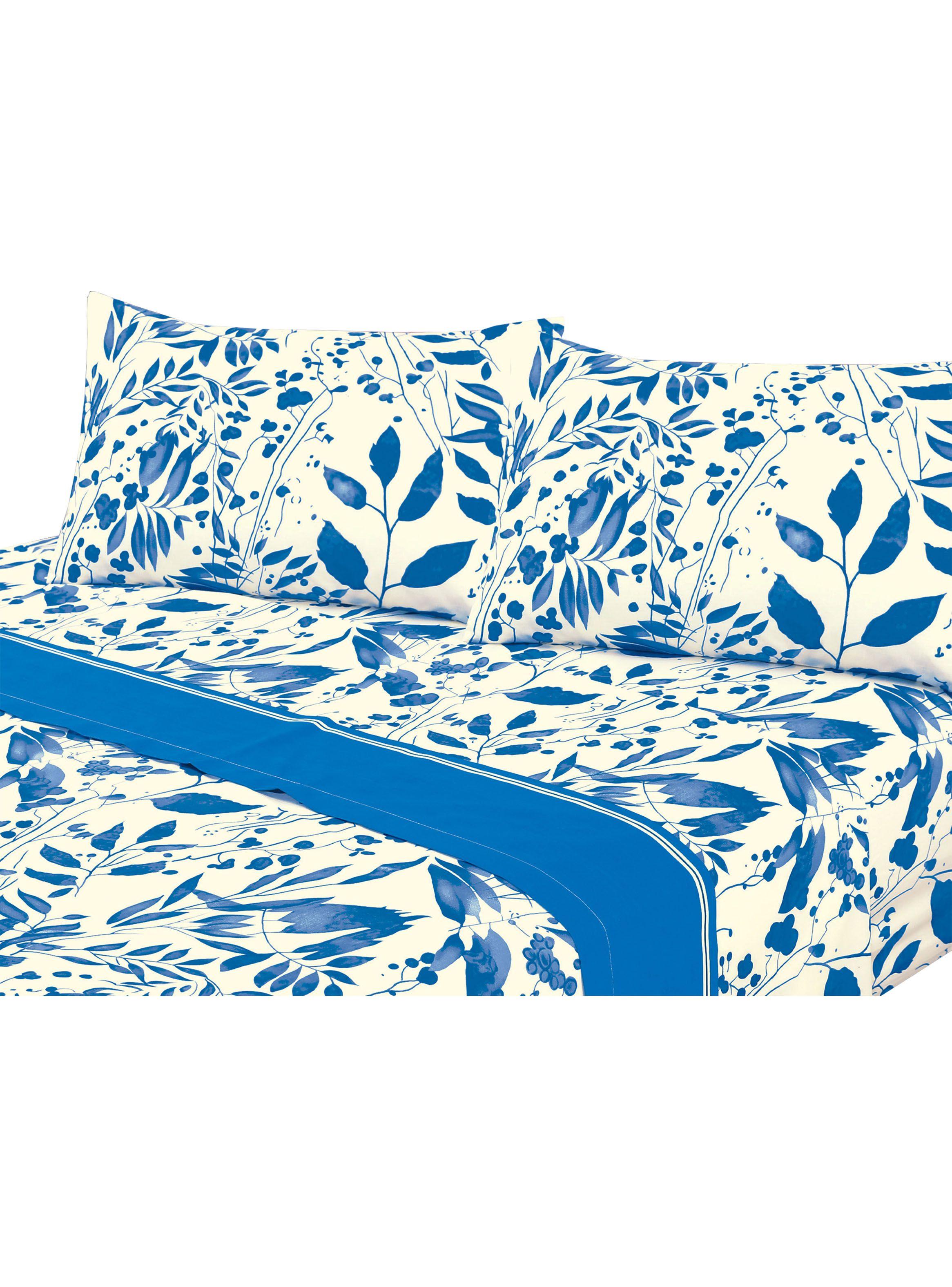 Sábanas King Mallorca Toscana 144 Hilos Azul-0