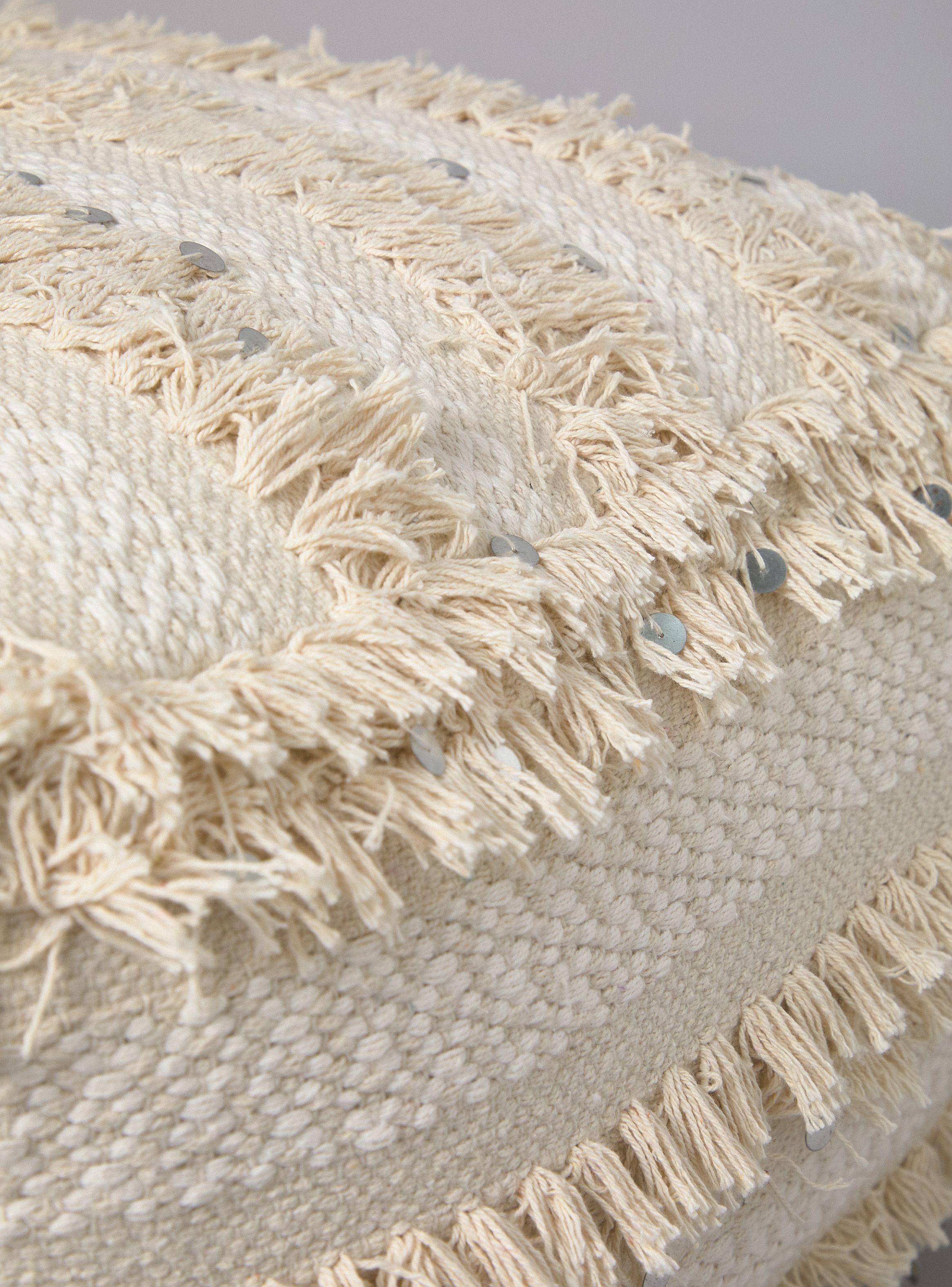 Pouf Beige 50x50 cm-2