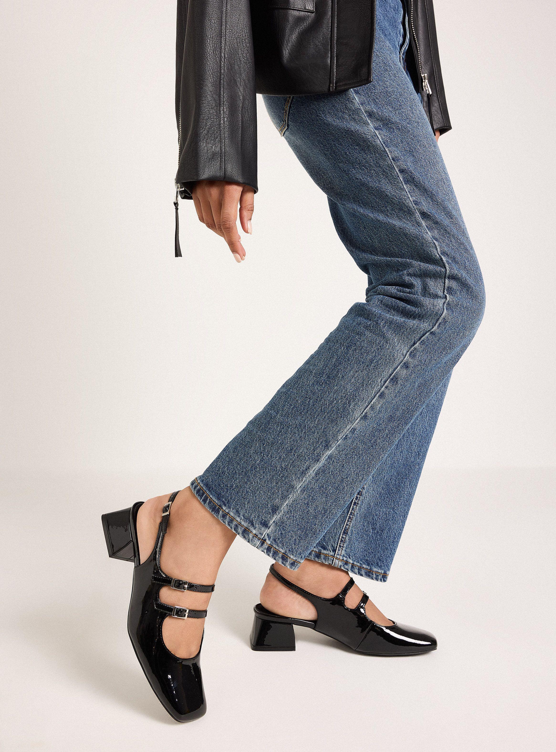 Zapato Casual Mary Jane Acharolado y Hebillas Mujer-0