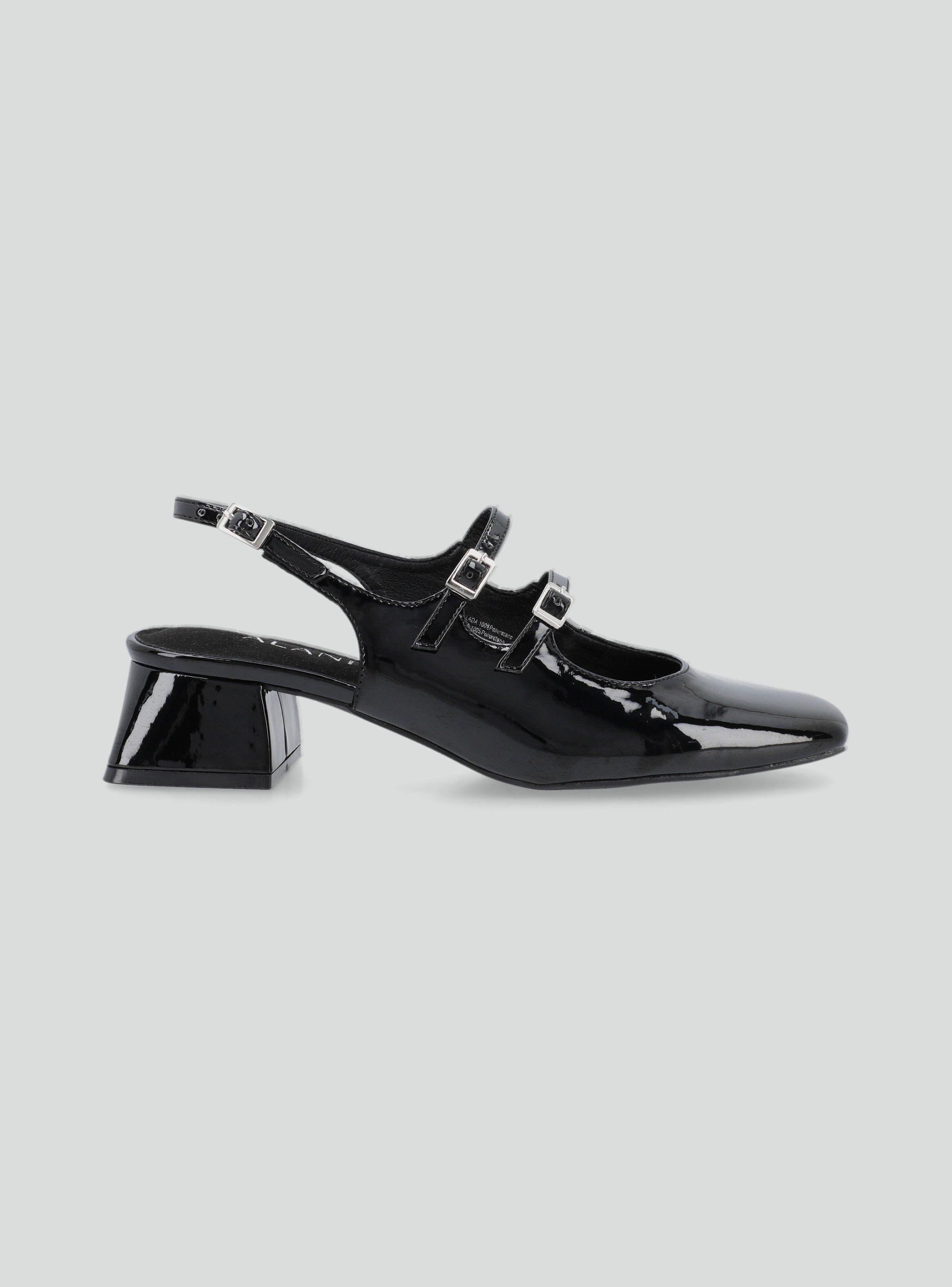 Zapato Casual Mary Jane Acharolado y Hebillas Mujer-1