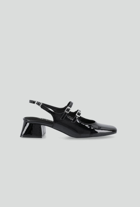 Zapato Casual Mary Jane Acharolado y Hebillas Mujer-4