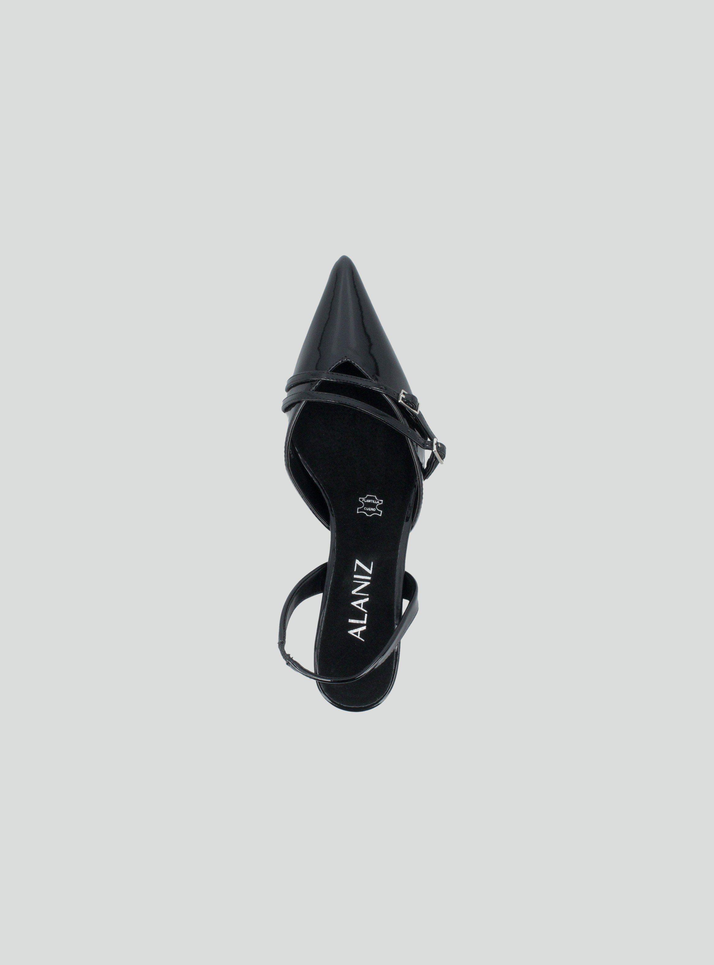 Zapato de Fiesta Slingback Acharolado Mujer-3