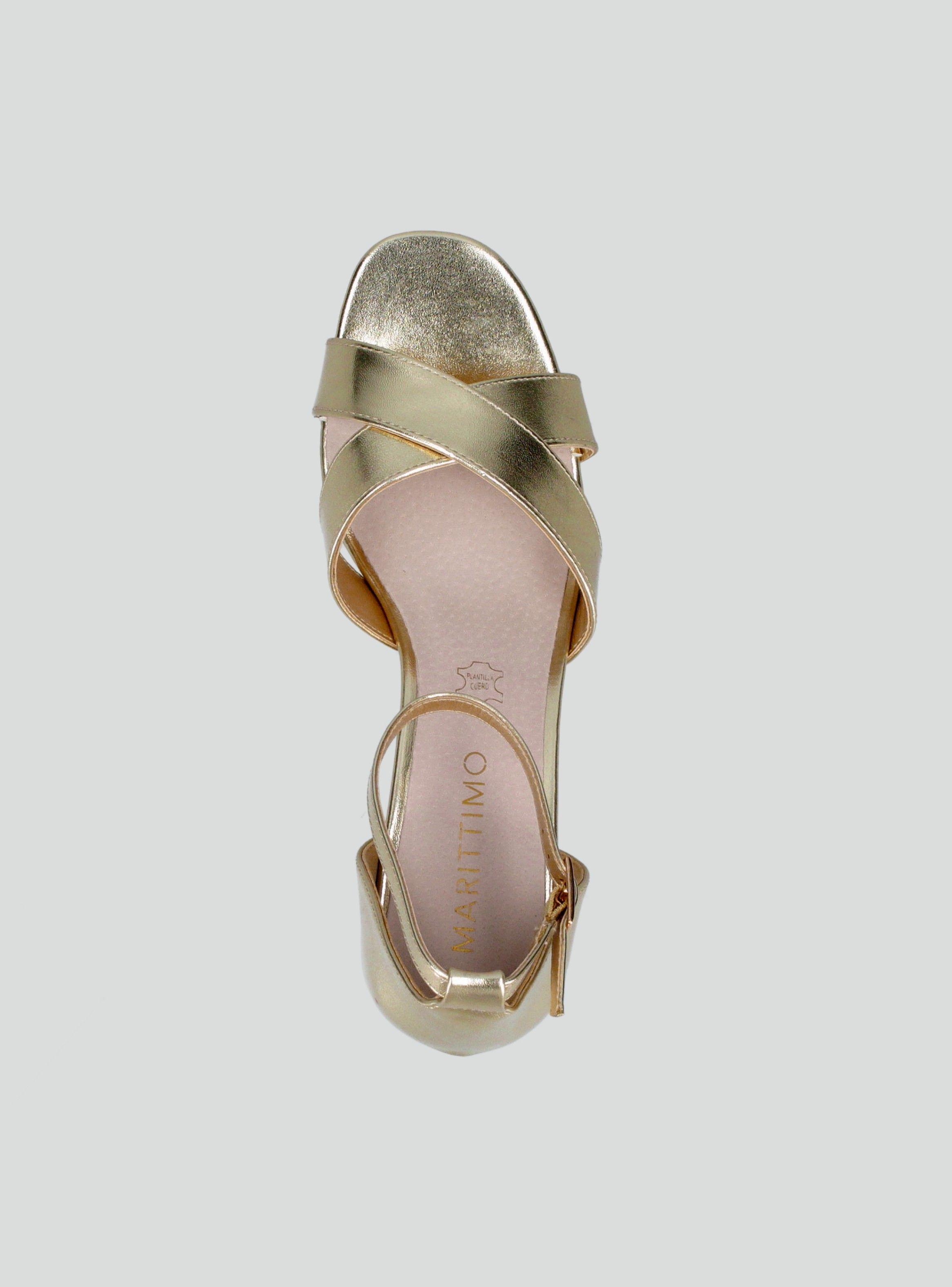 Sandalia Hebilla y Taco Cuadrado Mujer-3