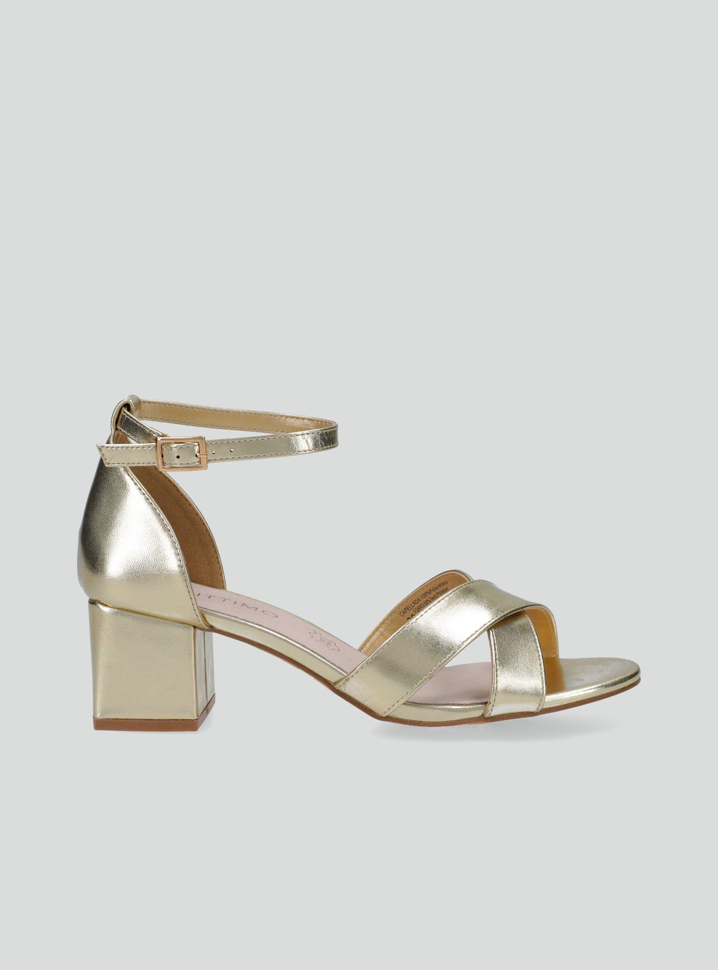 Sandalia Hebilla y Taco Cuadrado Mujer-1