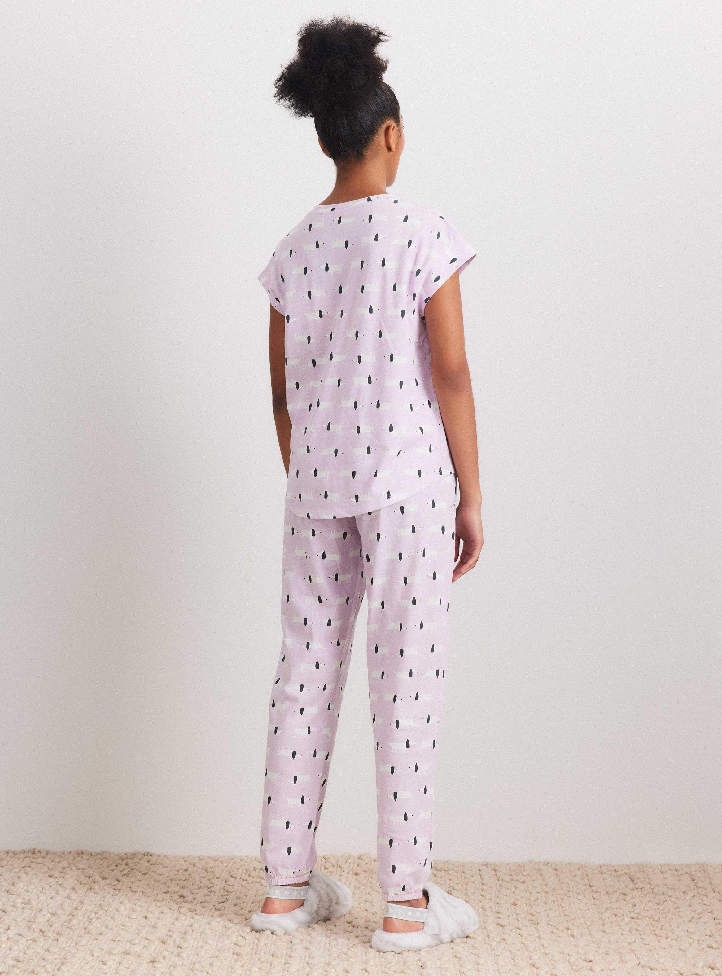 Pijama Top con Bolsillo Full Print-5