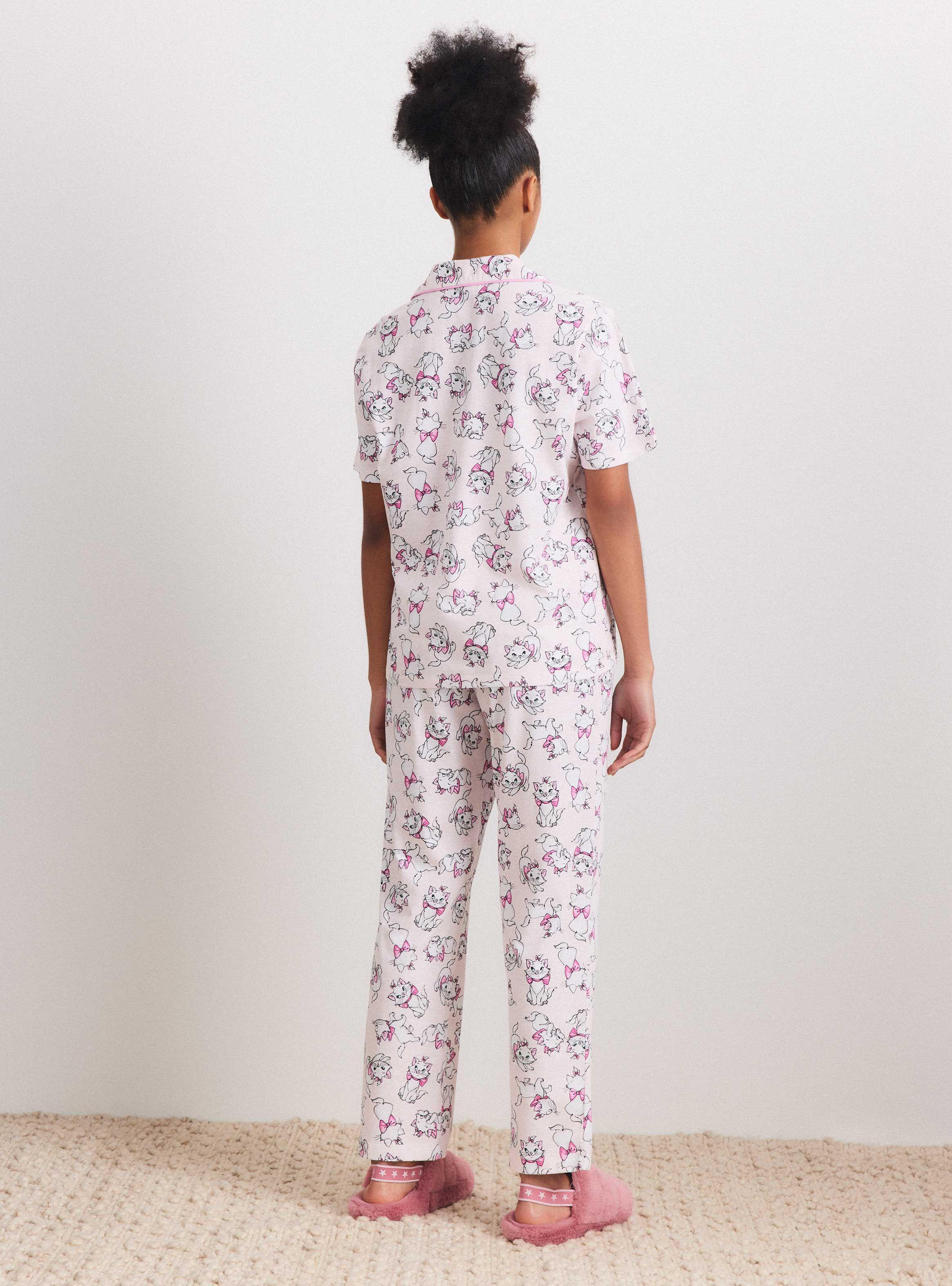Pijama Camisero Full Print Disney Marie-5