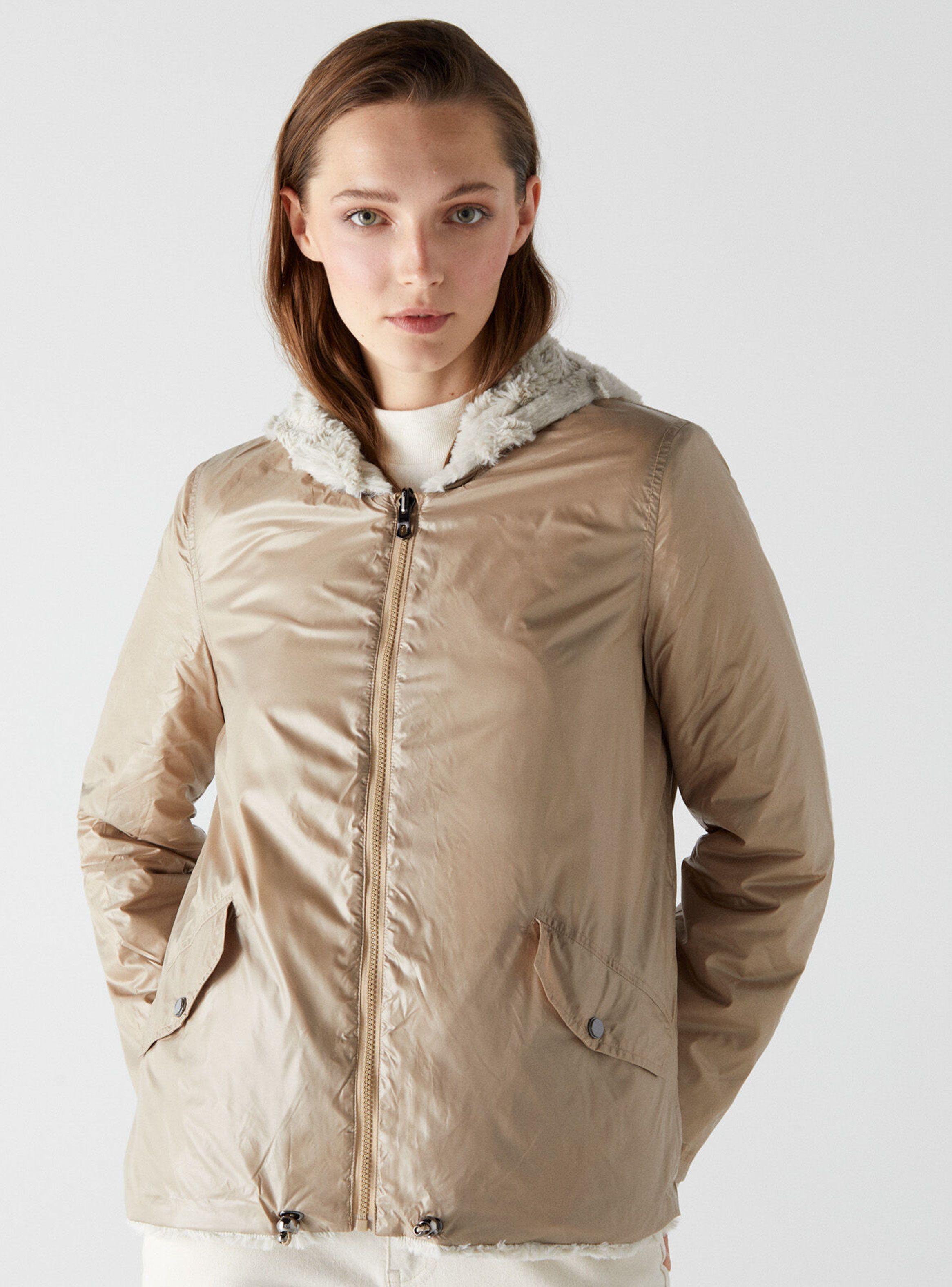 Chaqueta Nylon Mouton Reversible Negra-0