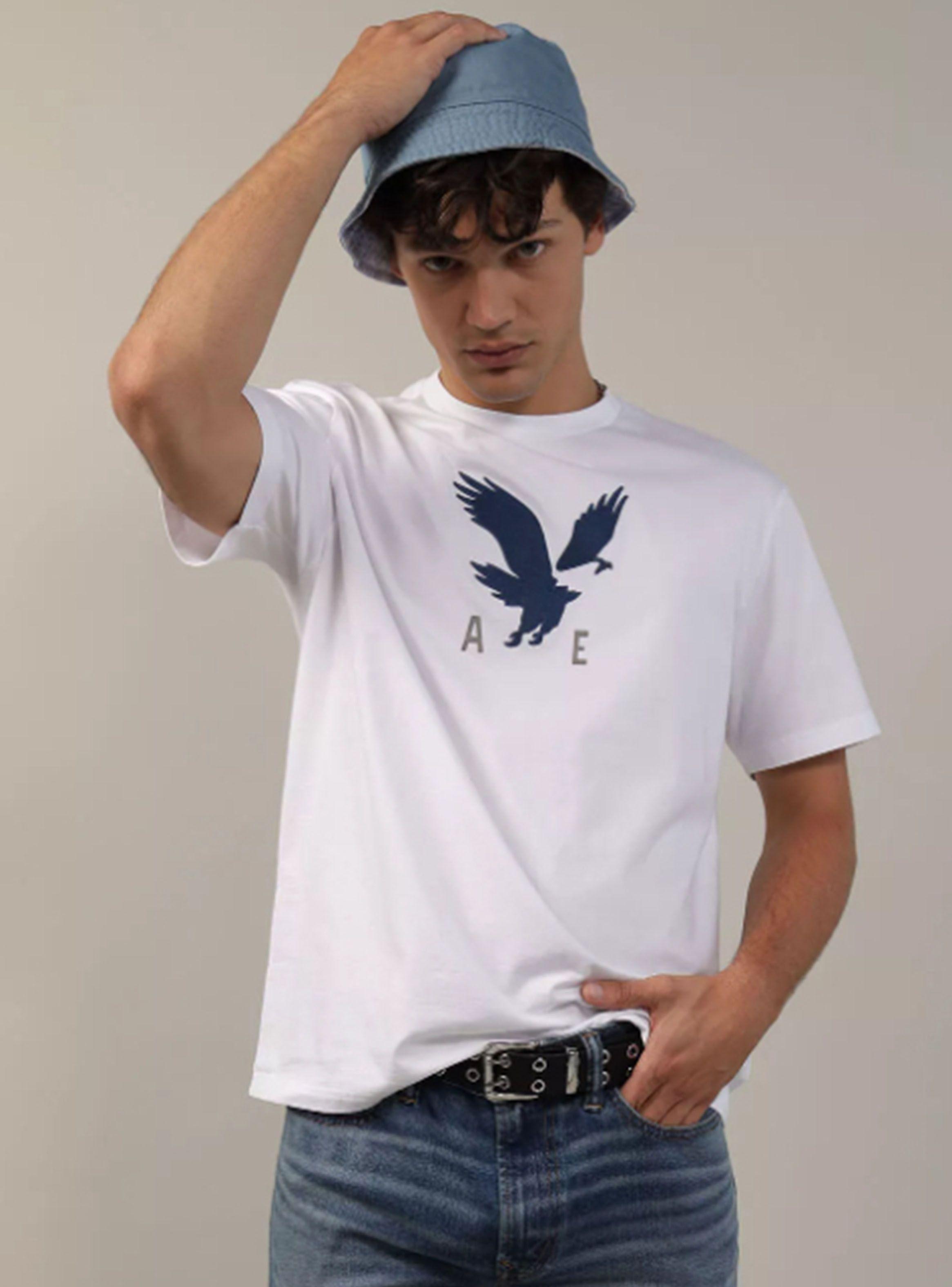 Polera Gráfico de Logotipo AE-0