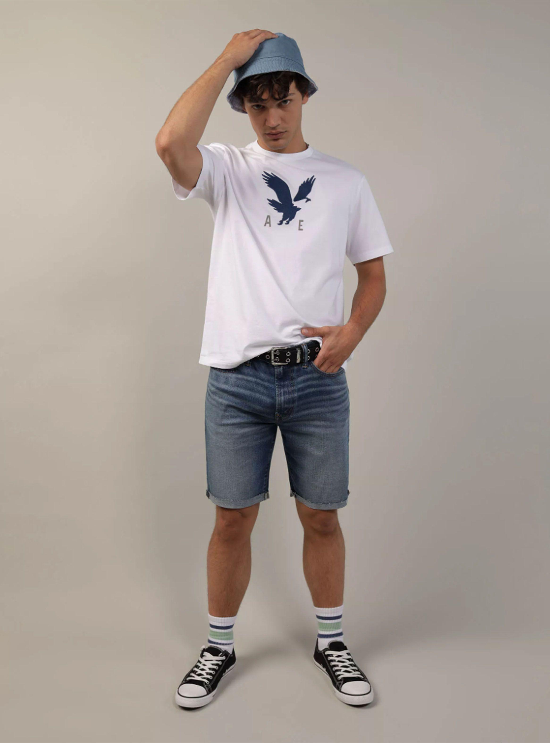 Polera Gráfico de Logotipo AE-2