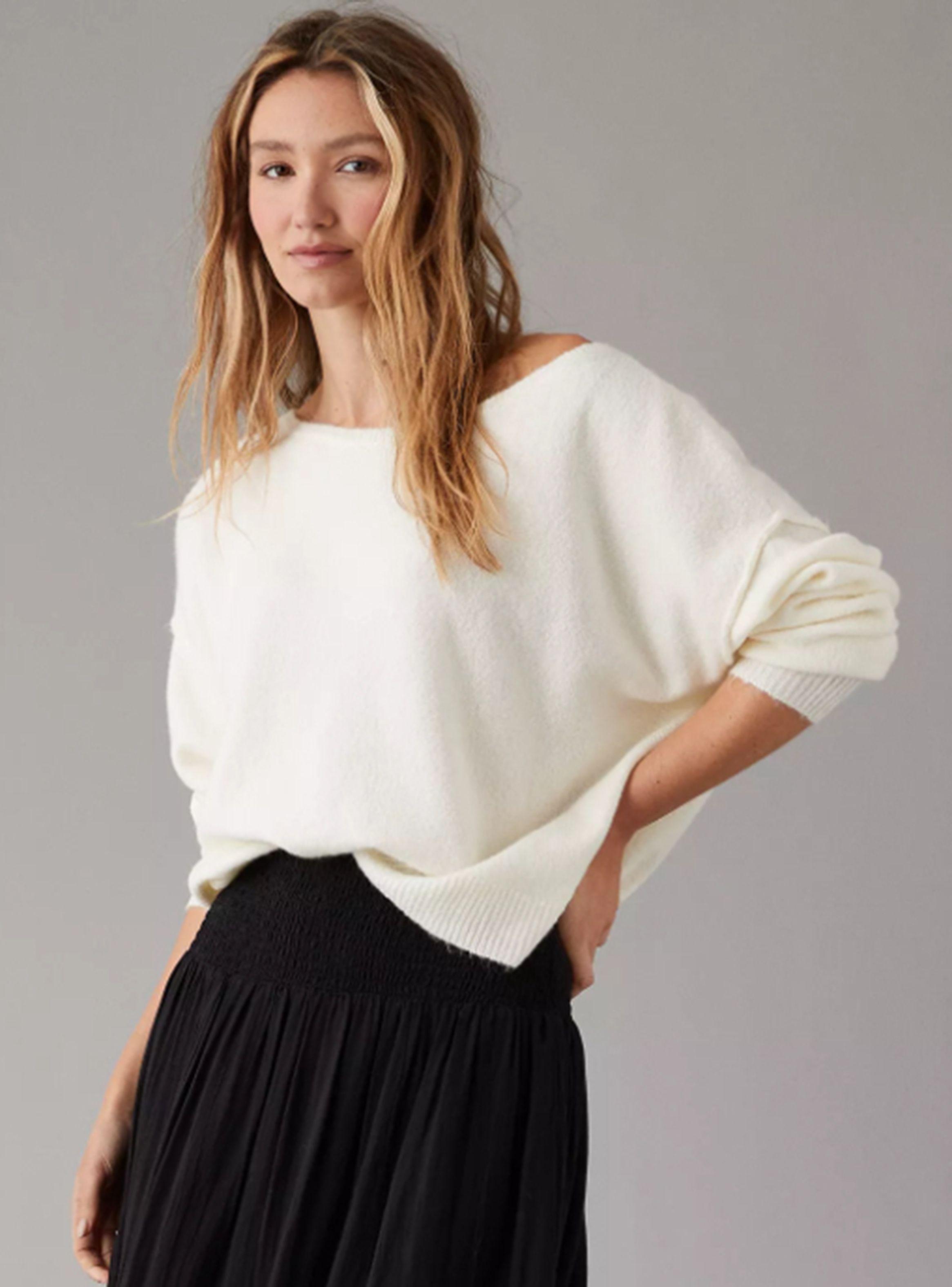 Sweater Whoa So Soft Escotado-0