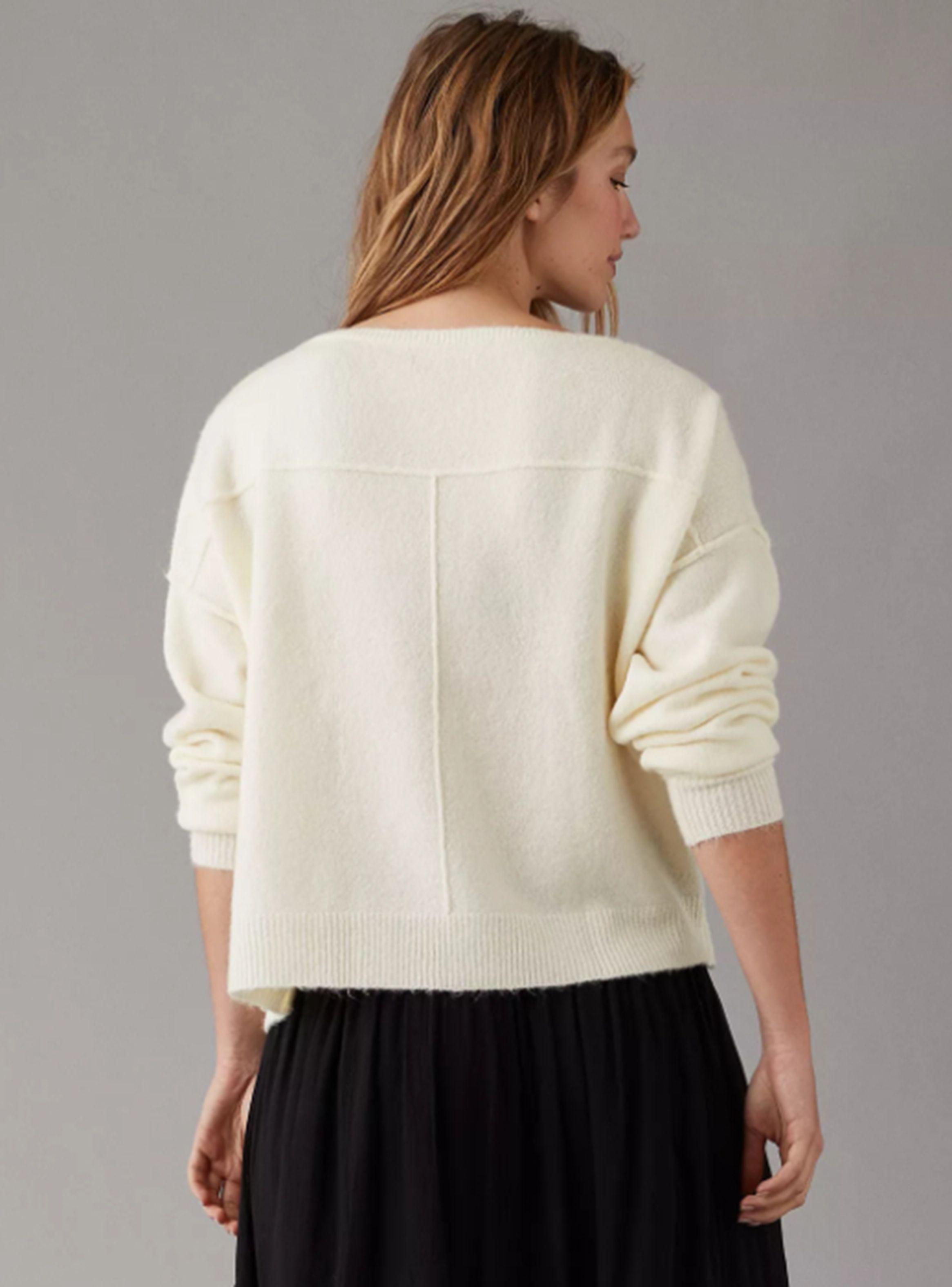 Sweater Whoa So Soft Escotado-1