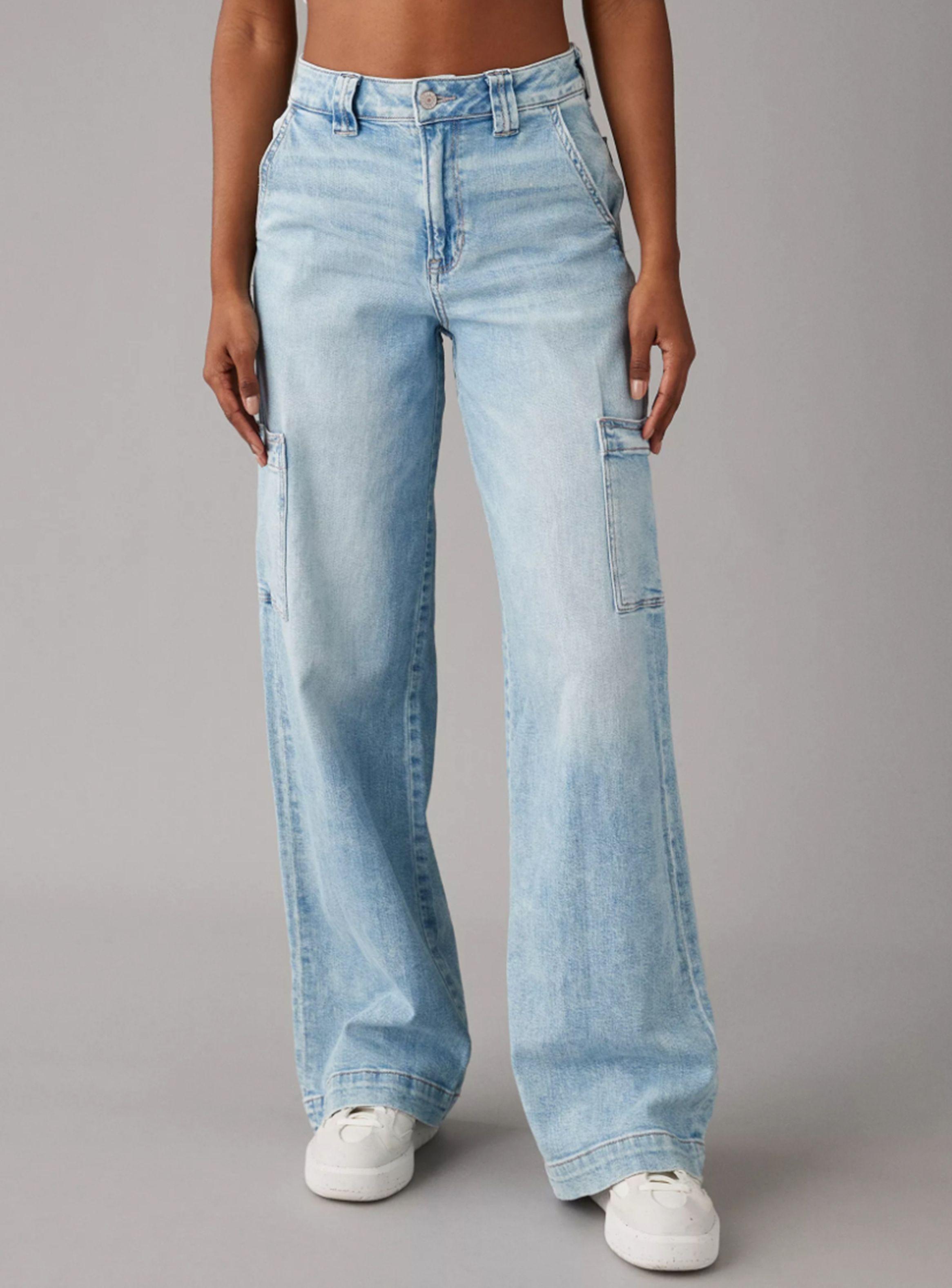 Jeans Ae Baggy Super Tiro Alto-0