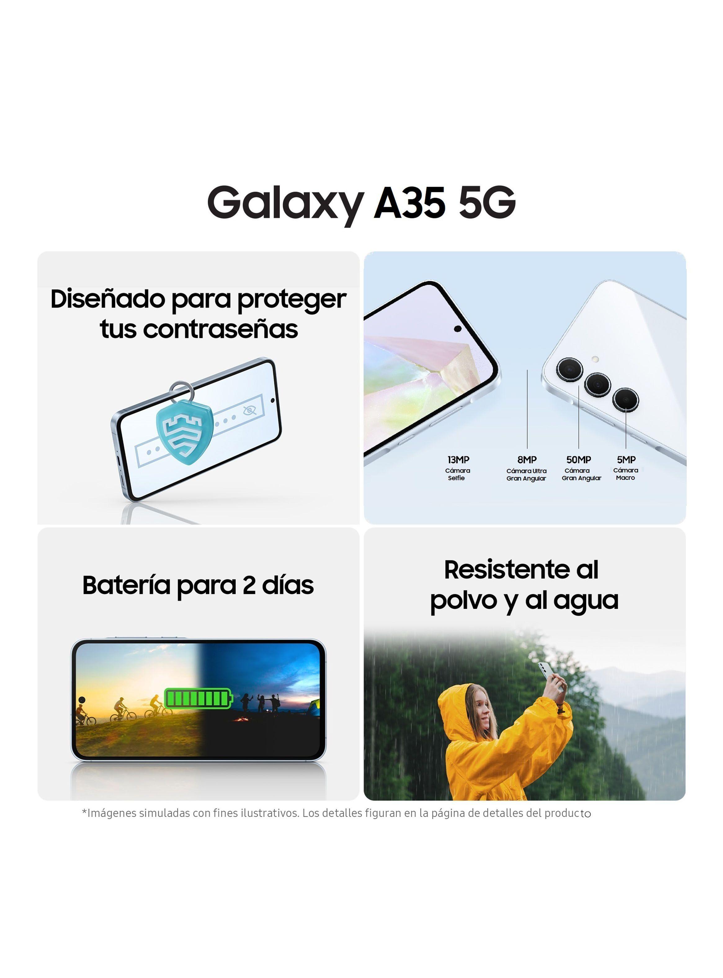 Smartphone Galaxy A35 5G 128GB 6.6" Awesome Navy Liberado-3