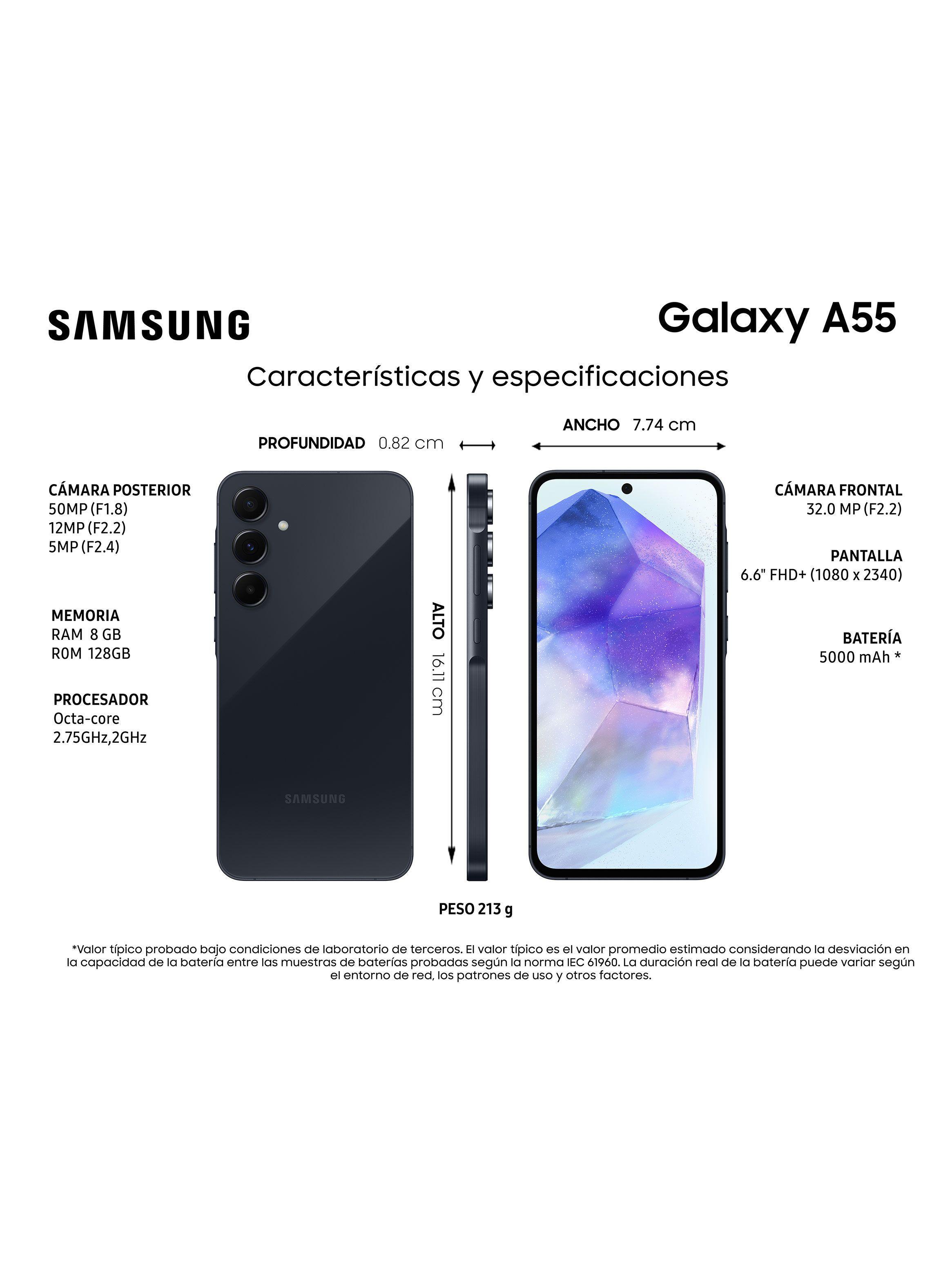 Smartphone Galaxy A55 5G 128GB 6.6" Awesome Navy Liberado-4