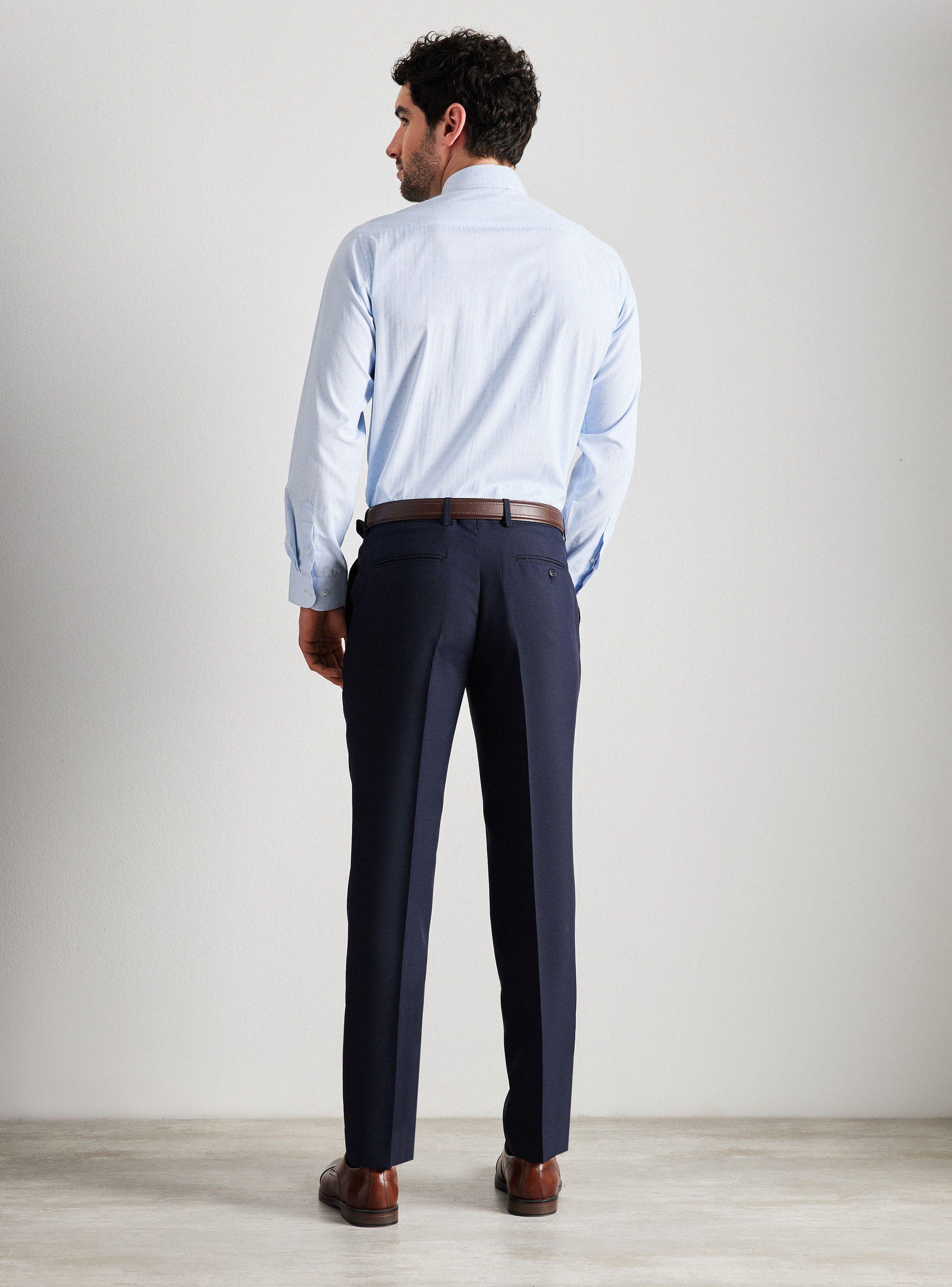 Pantalón Vestir Slim Fit Liso-5