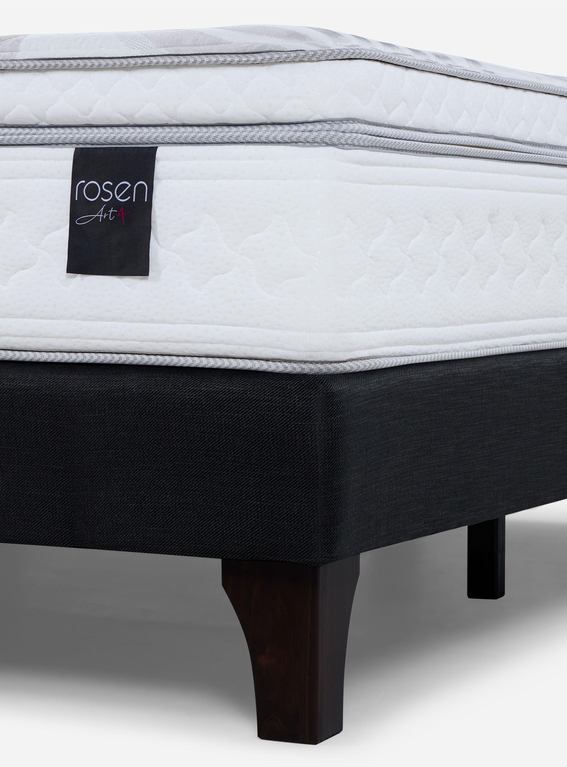 Cama Europea Art 4 1.5 Plazas + Respaldo Ferrara-4