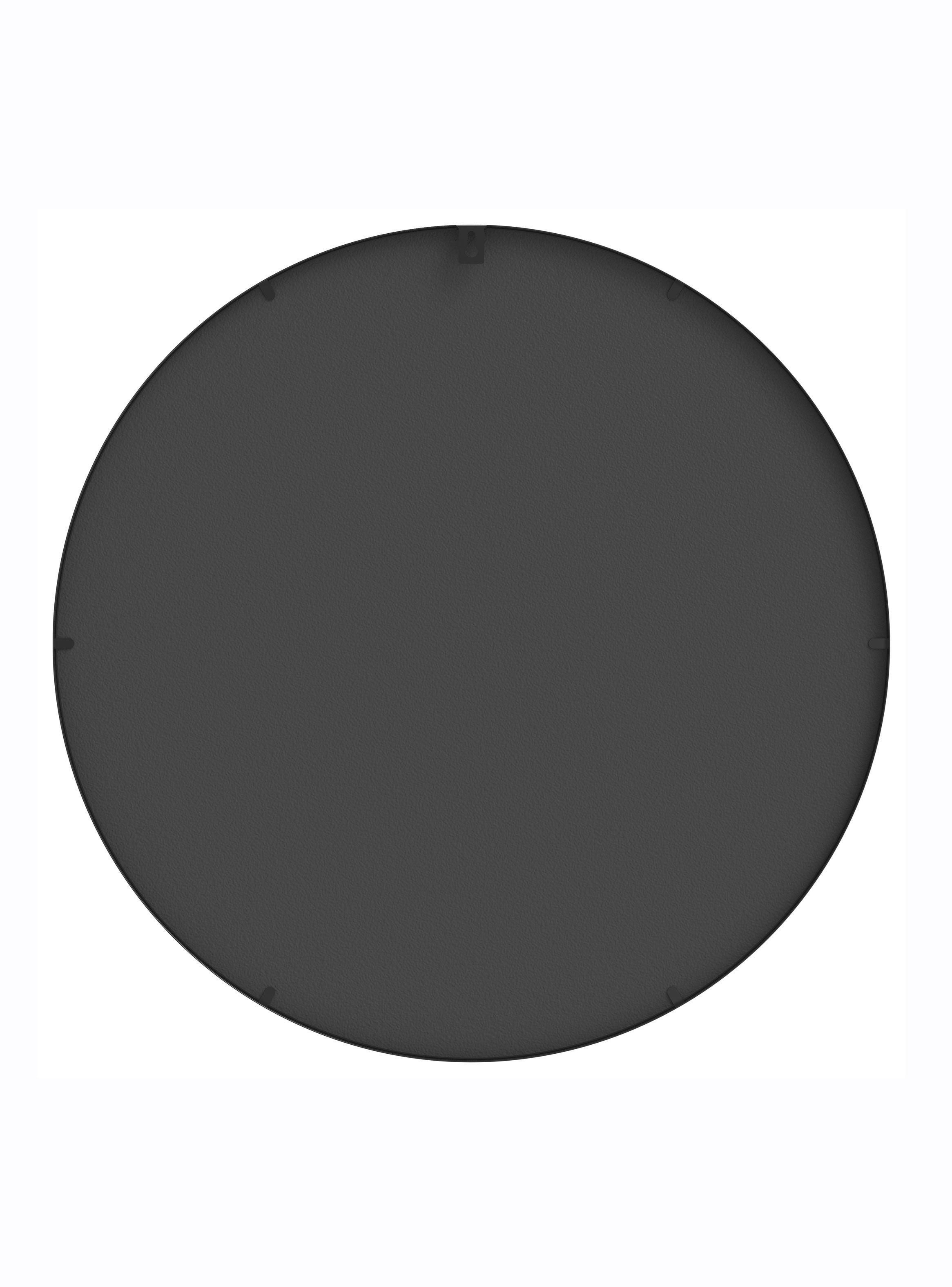 Espejo Redondo Negro 65 x 65 cm-2