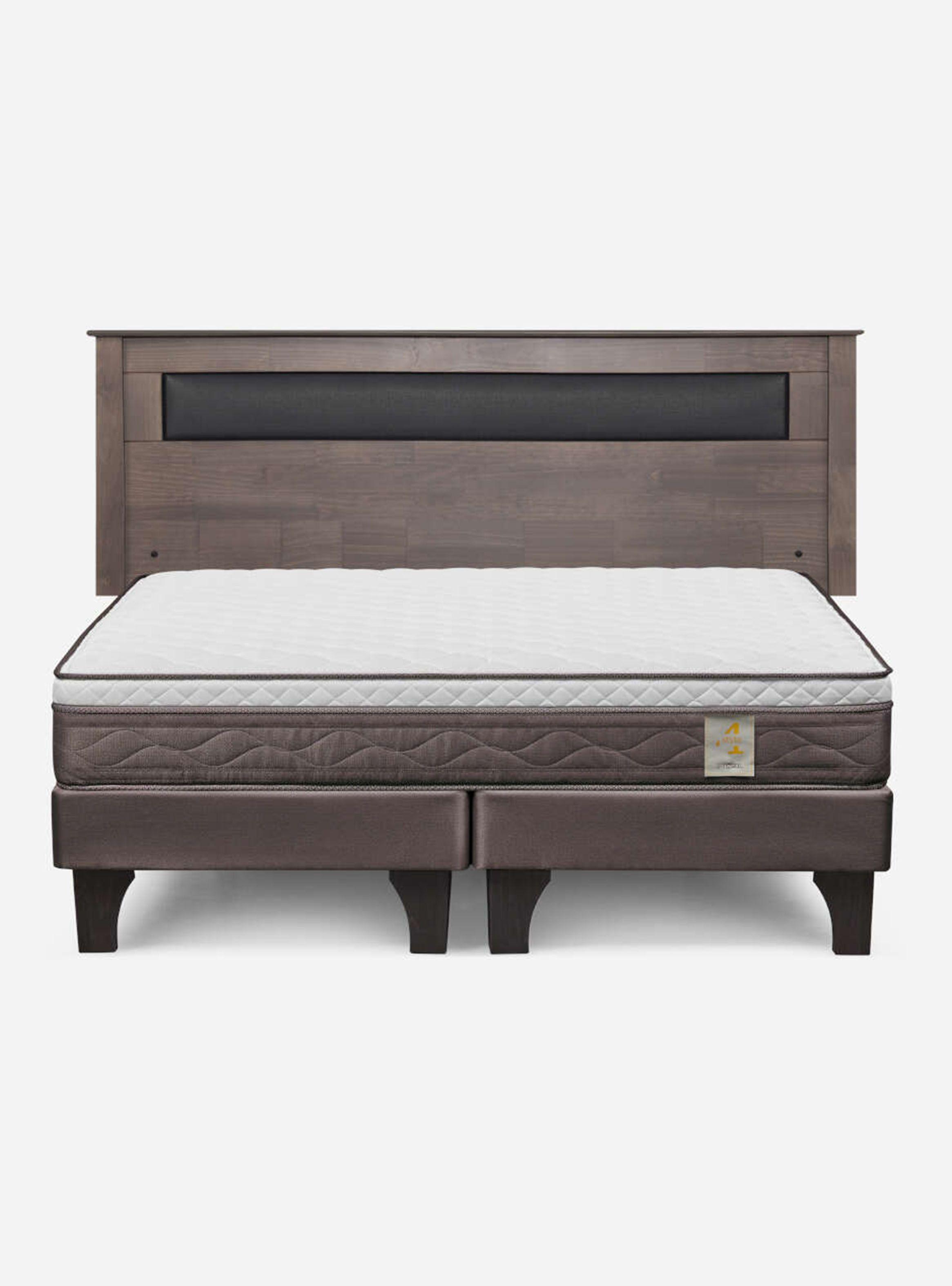 Cama Europea New Style 4 Plus King + Respaldo-1