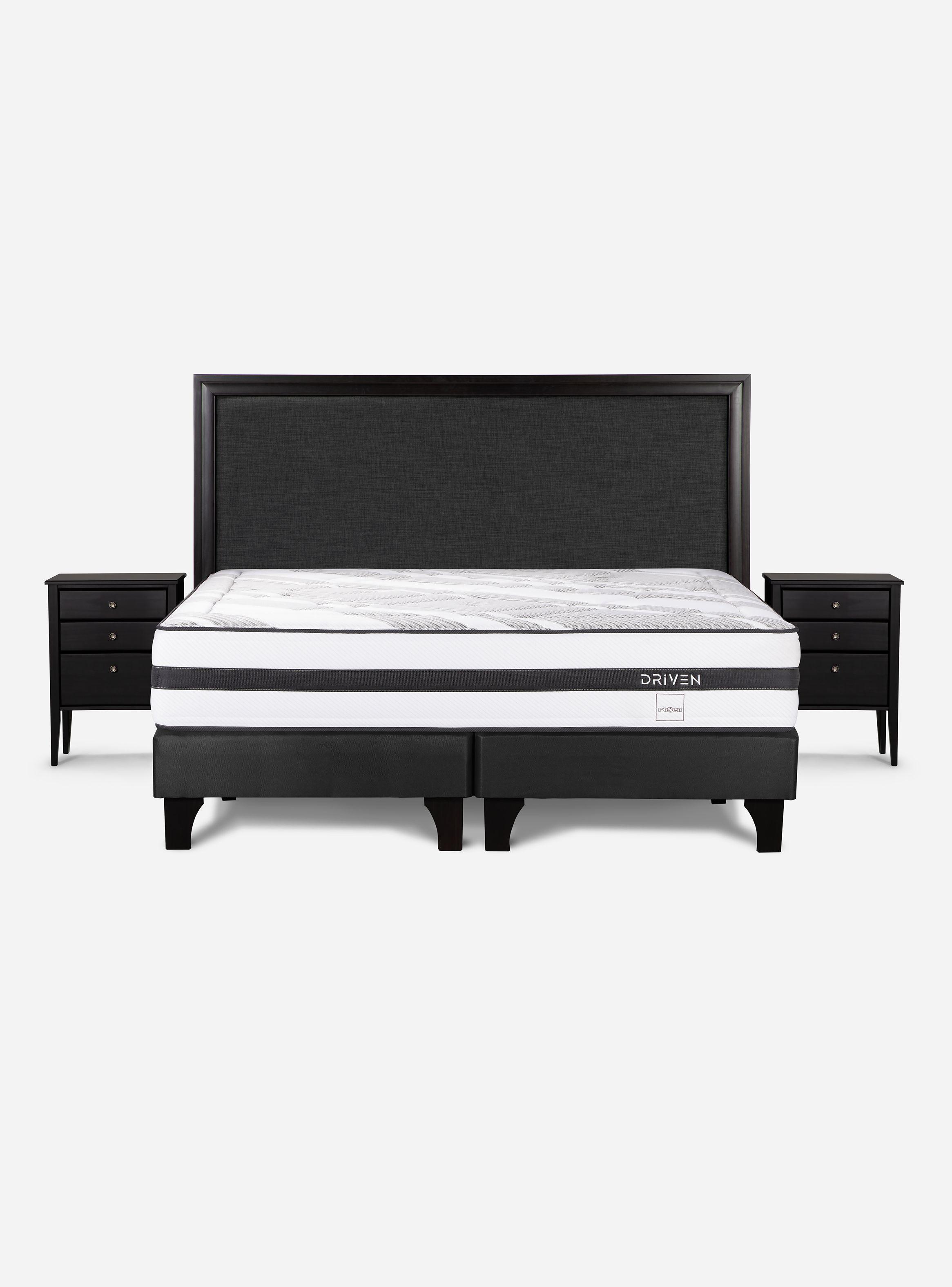 Cama Europea Driven Súper King +  Set de Muebles Nolita-1