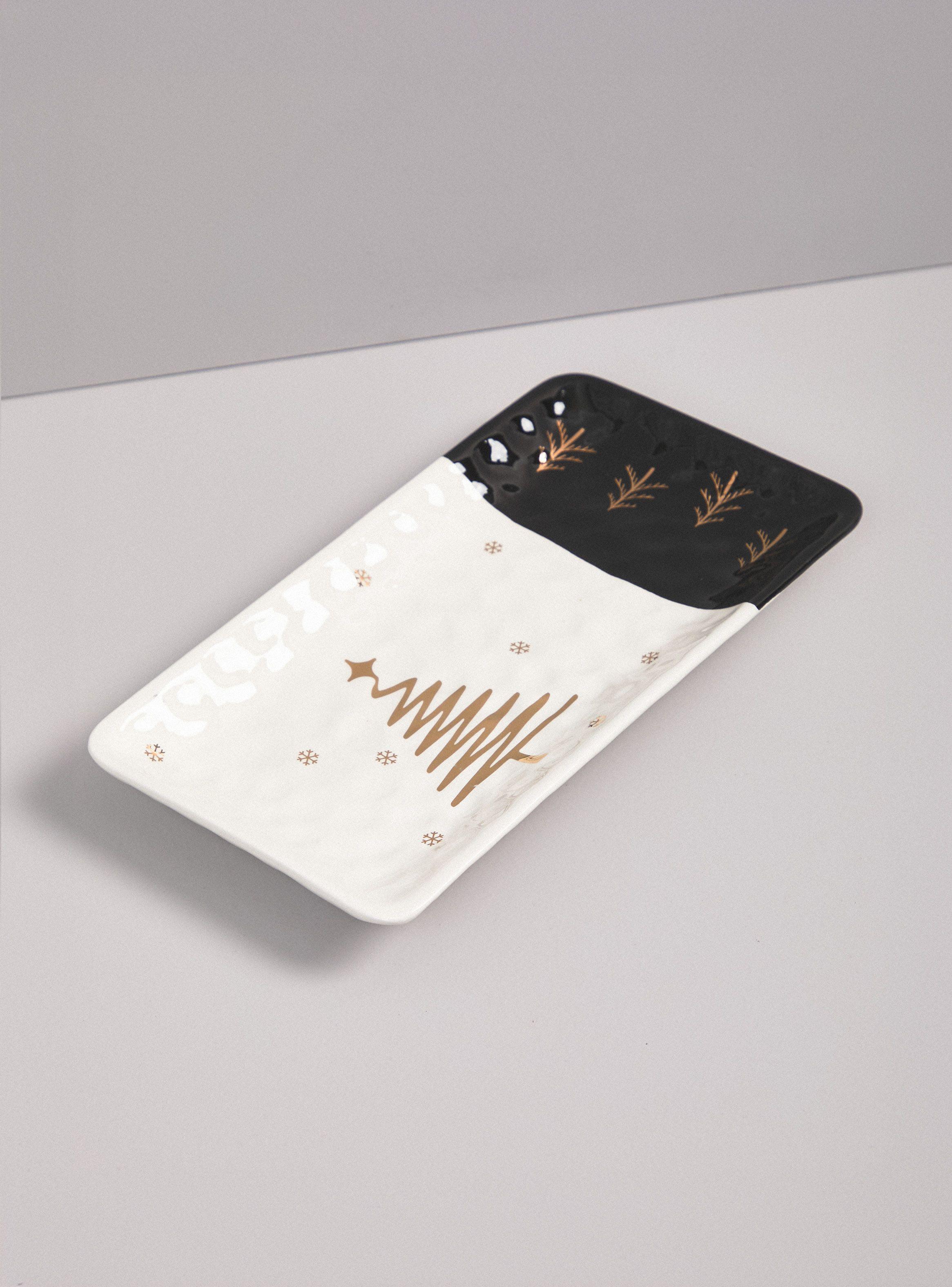 Bandeja Navidad S 12.5x25 cm-1