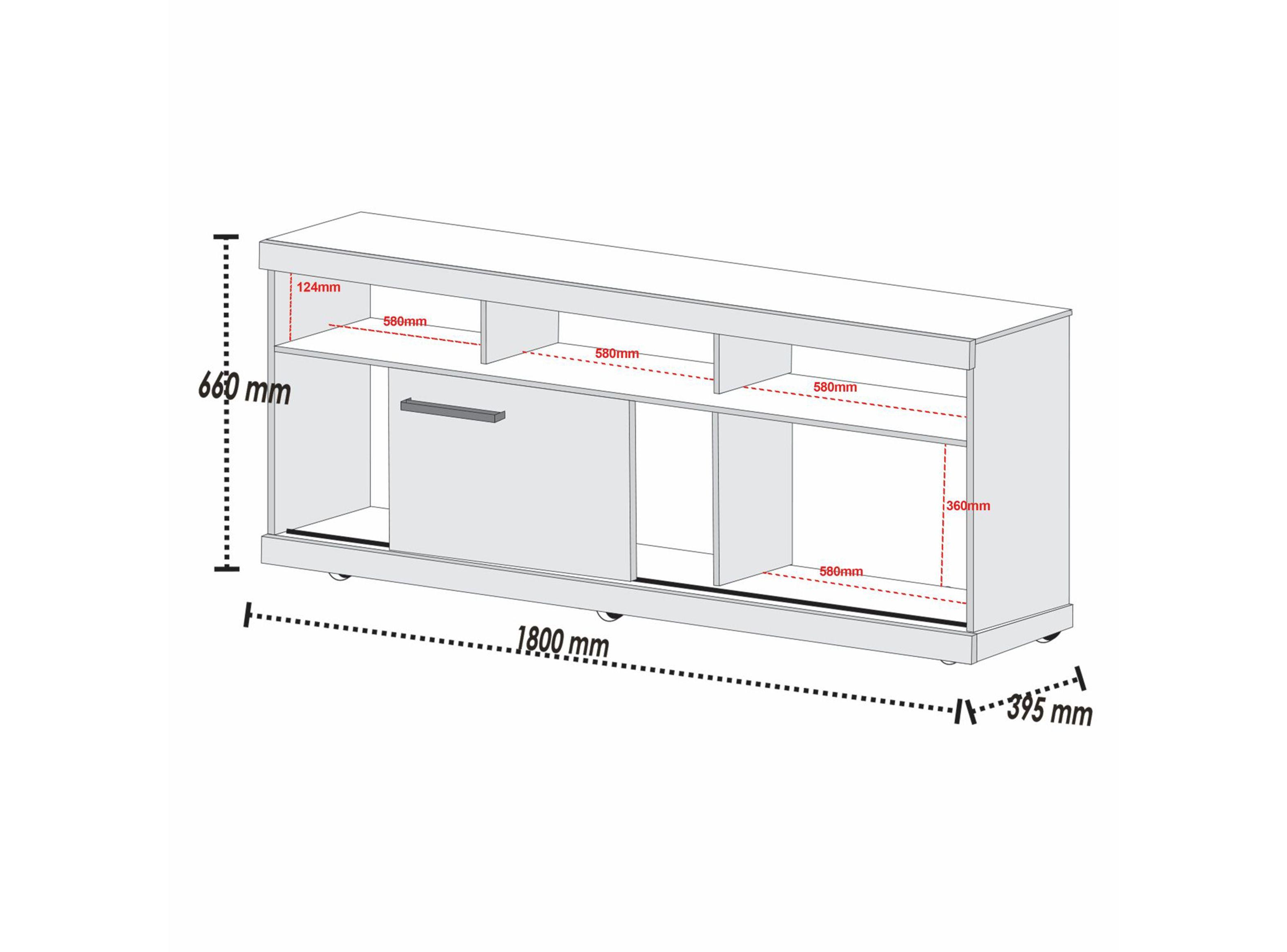 Rack Yardas TV 75" Caiena Carvalho Munique-3