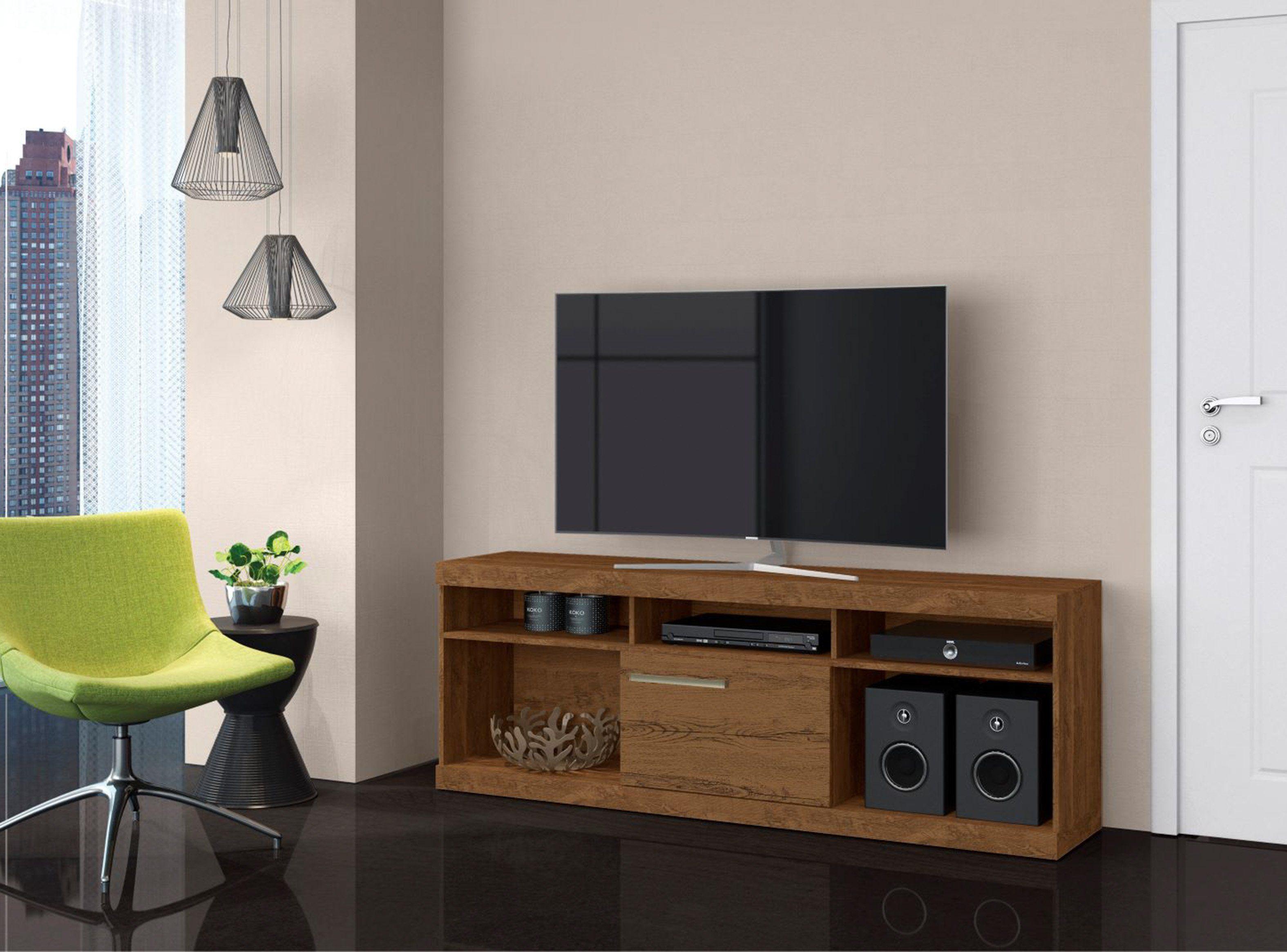 Rack Yardas TV 75" Caiena Carvalho Munique-0