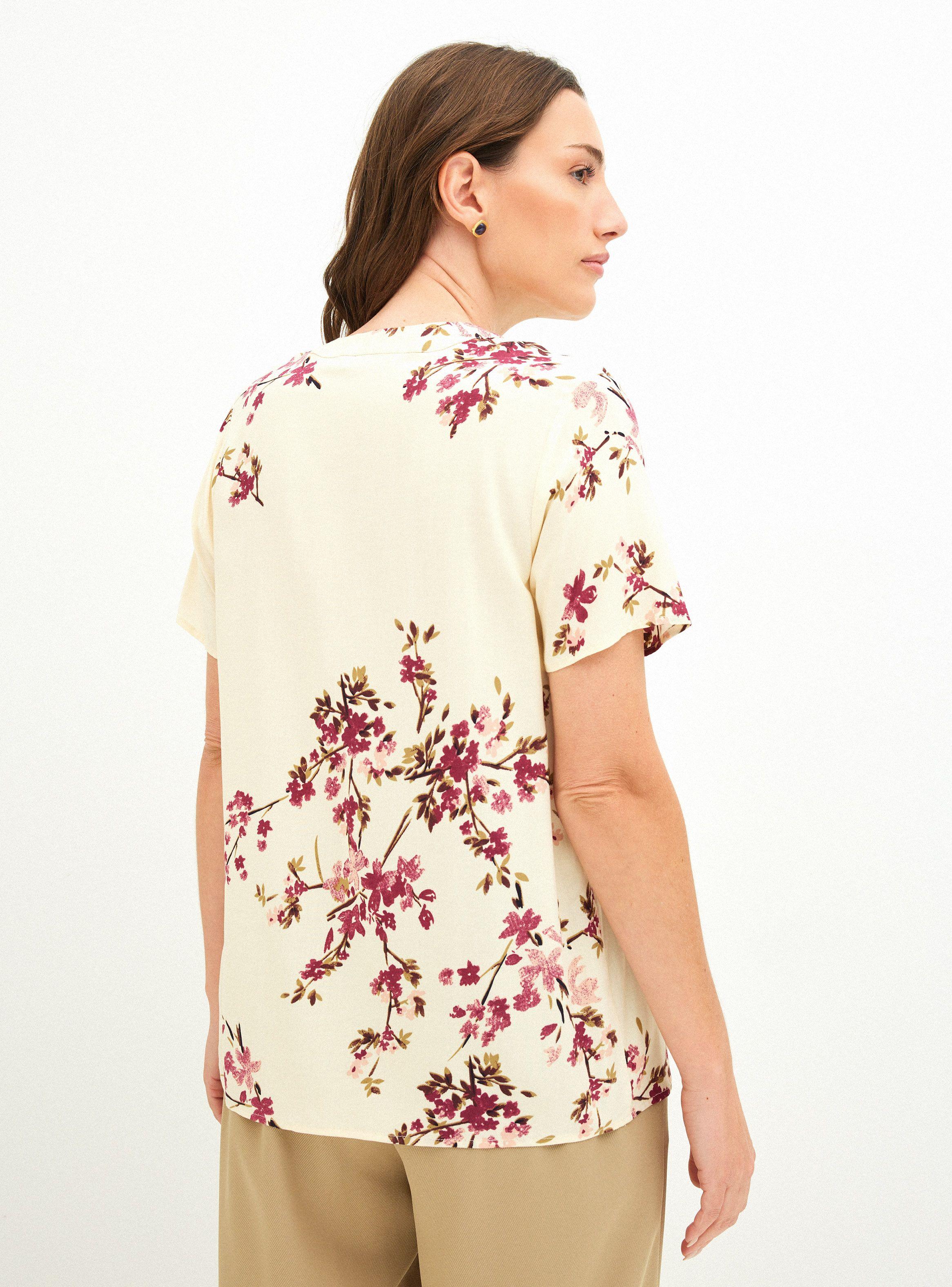 Blusa con Estampado Floral-1