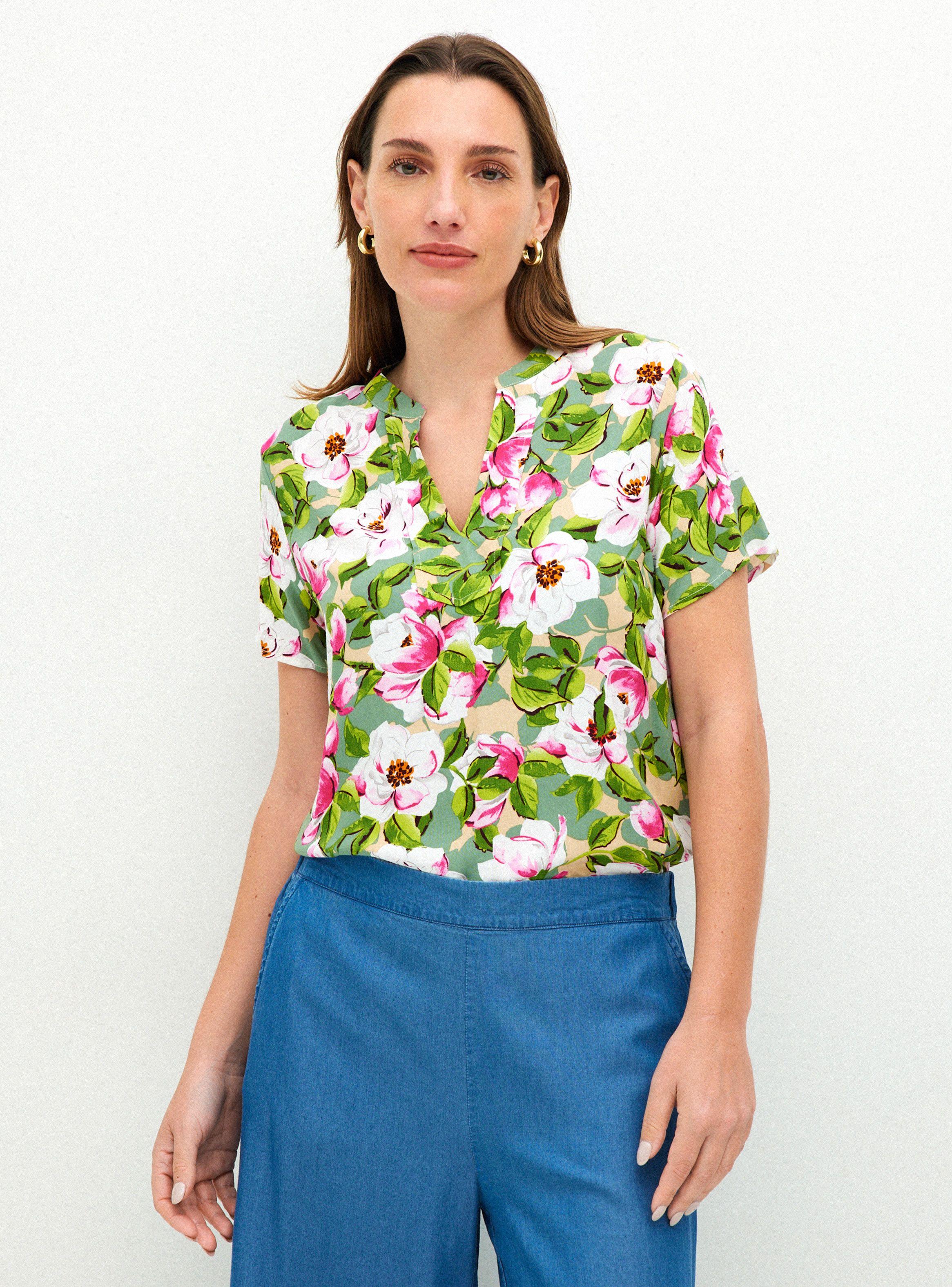 Blusa con Estampado Floral-0