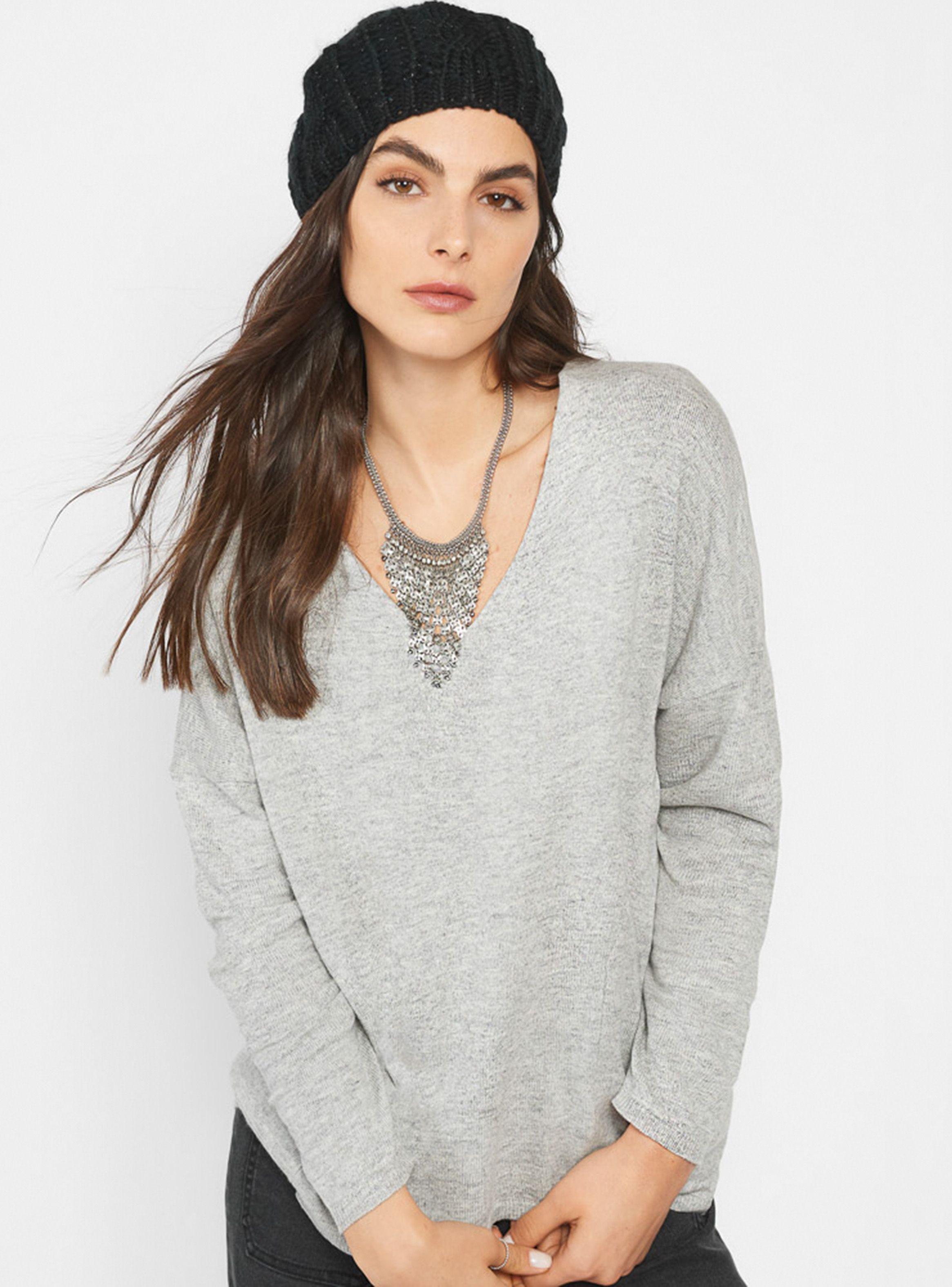 Sweater Cuello V Umbrale Woman-0