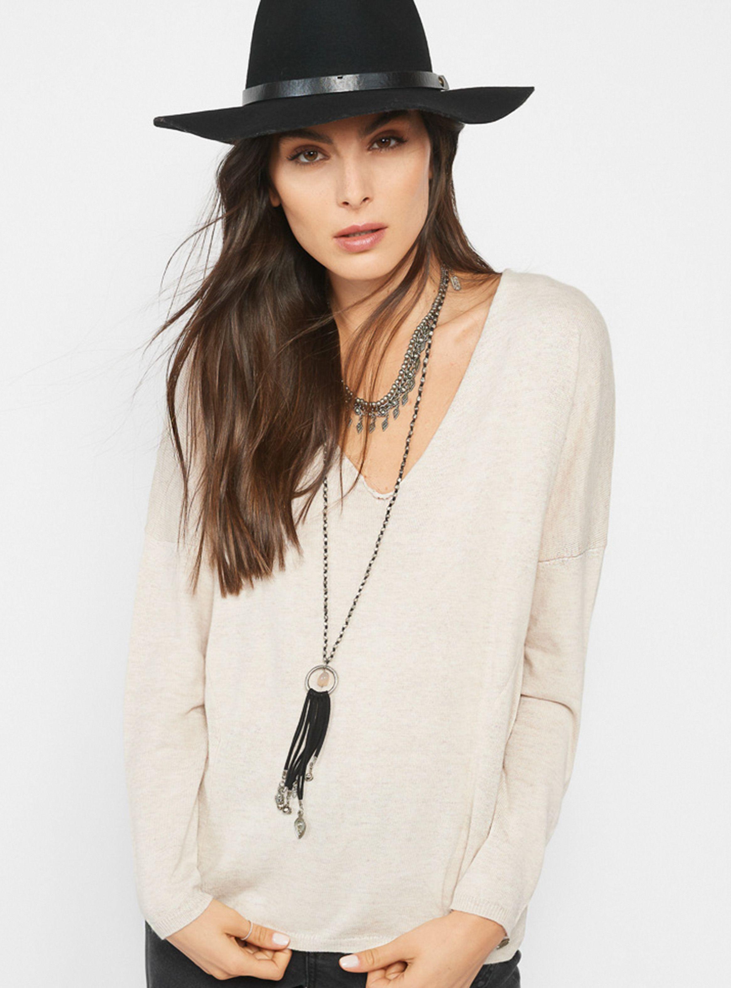 Sweater Cuello V Umbrale Woman-0