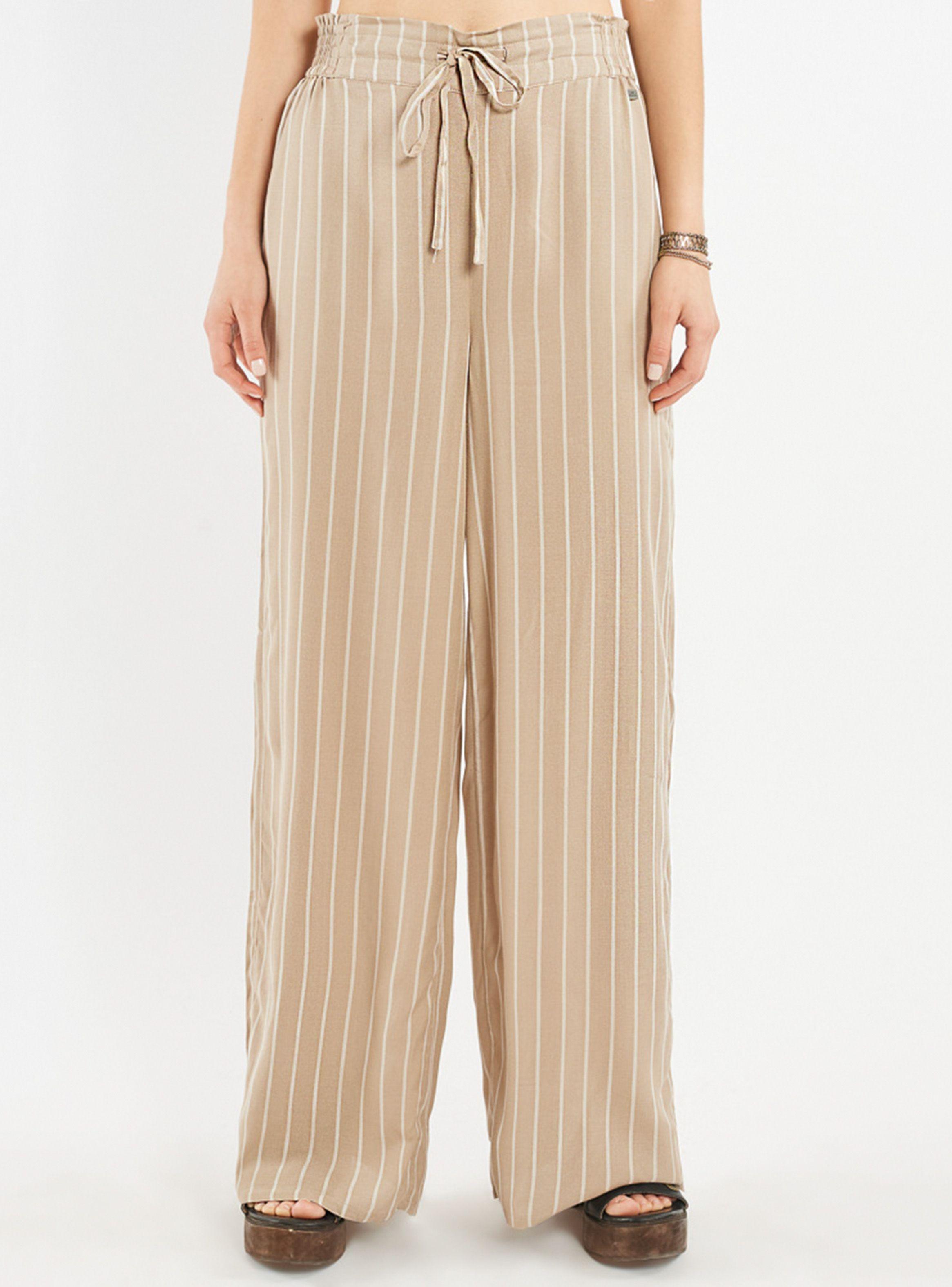 Pantalón Lino Rayado Umbrale Woman-0