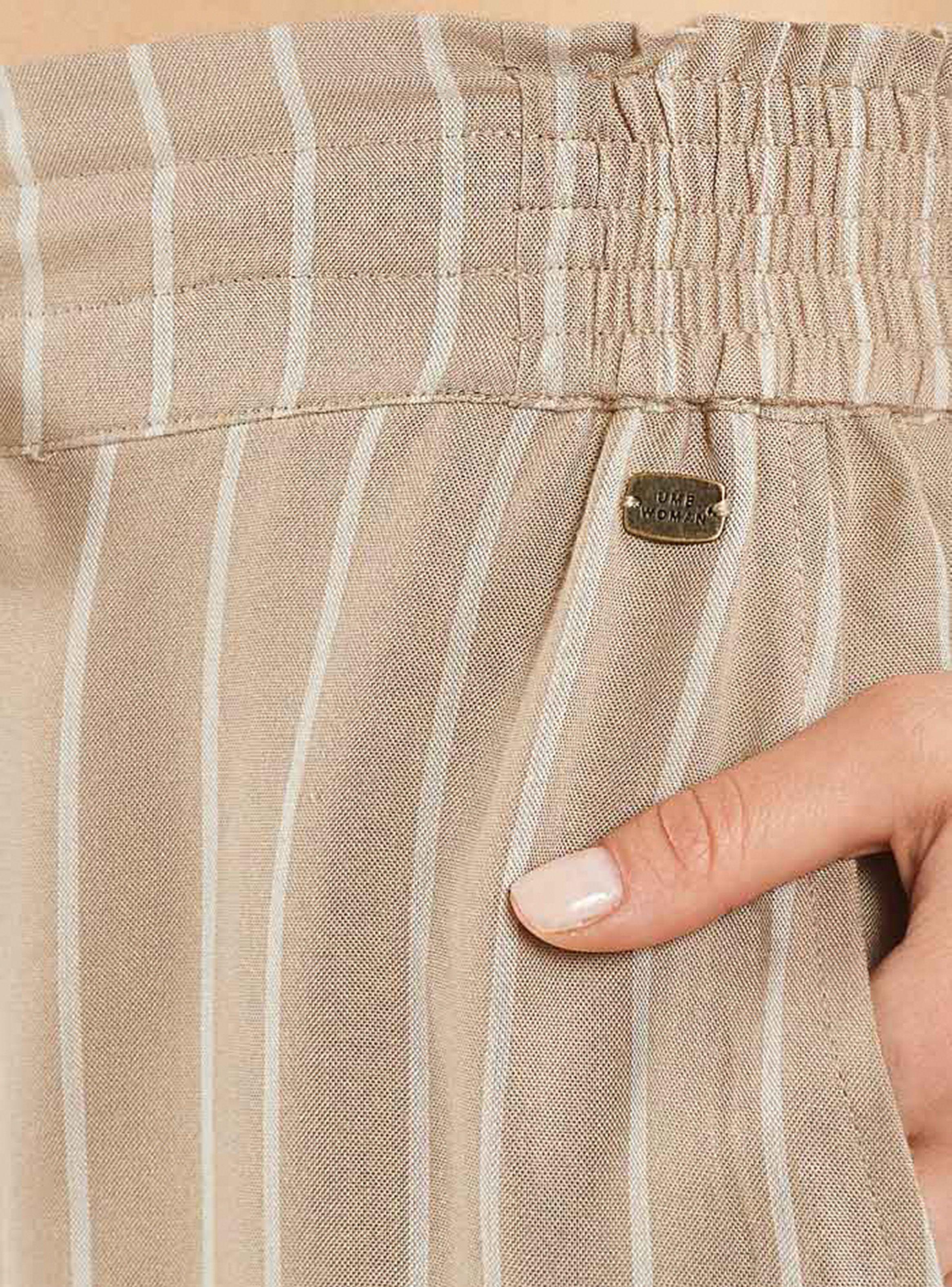 Pantalón Lino Rayado Umbrale Woman-2