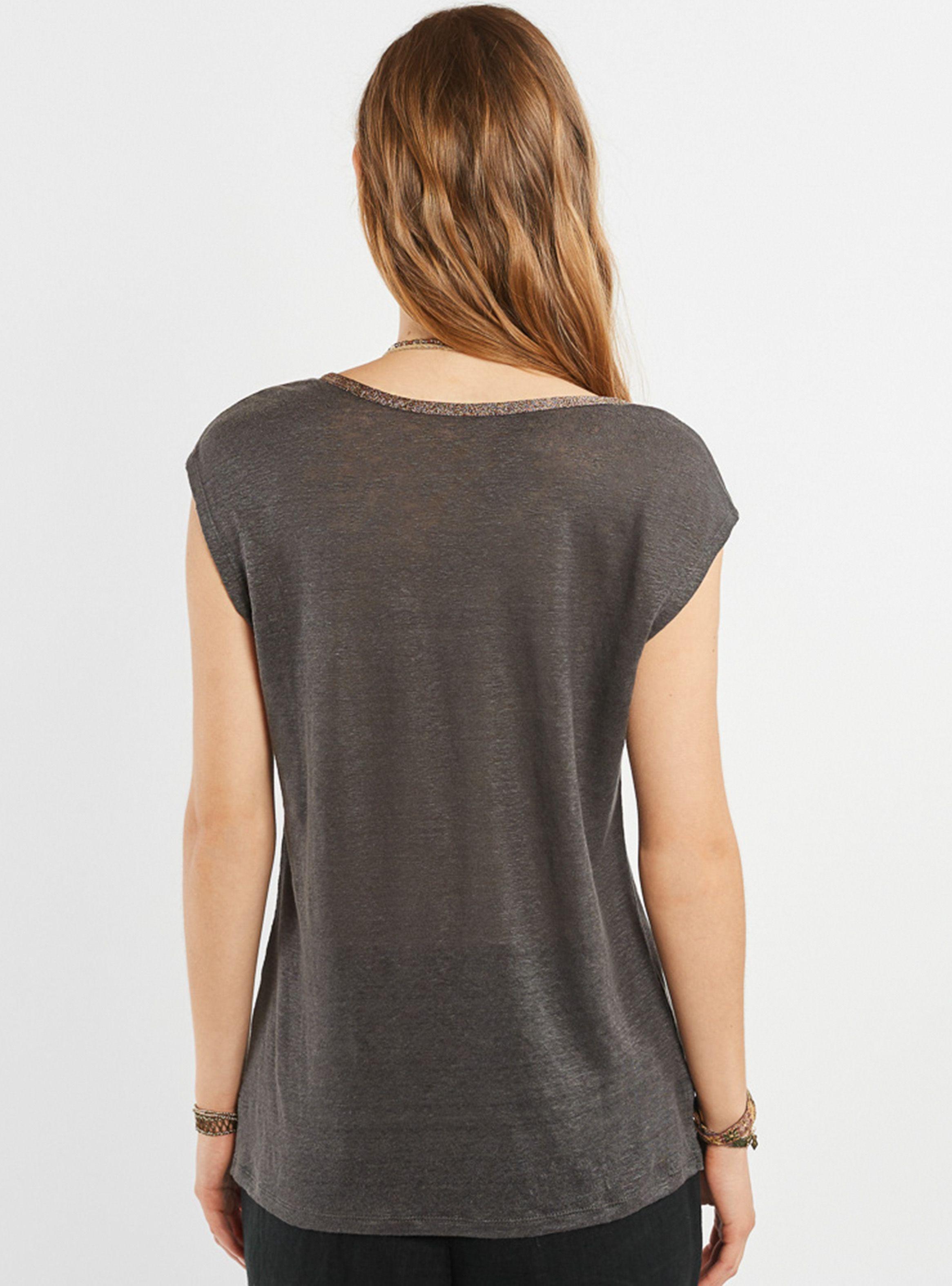 Polera Lino Vivo Lurex Umbrale Woman-1