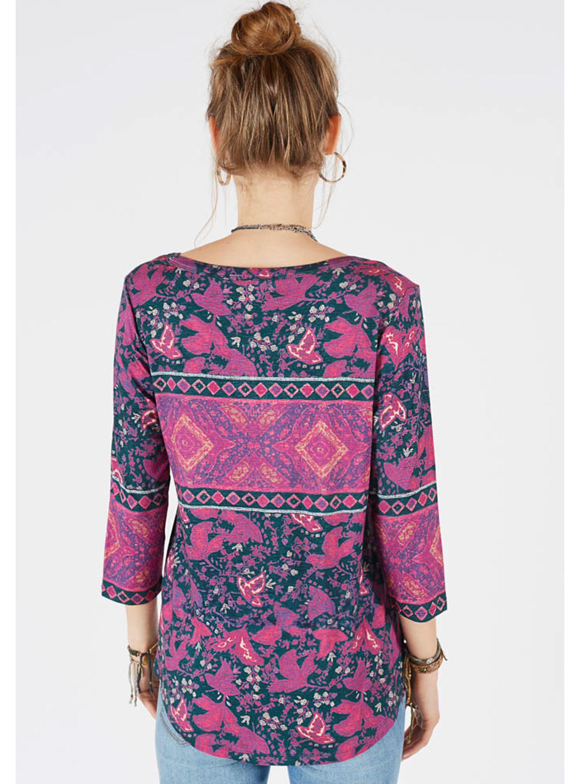 Polera Full Print con Manga Tres Cuarto Umbrale Woman-1