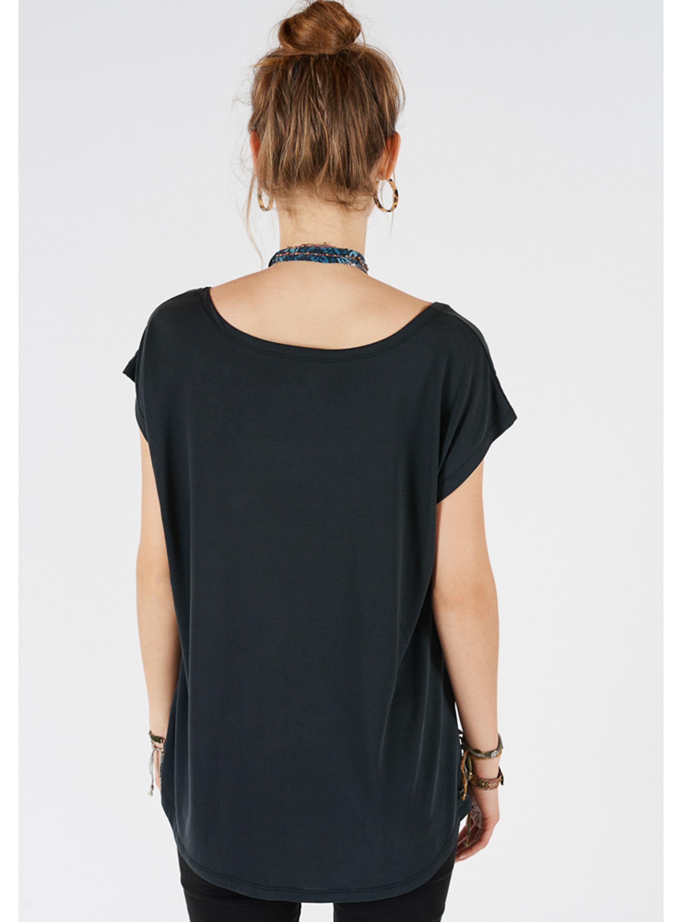 Polera Manga Corta Modal Poliéster Umbrale Woman-1