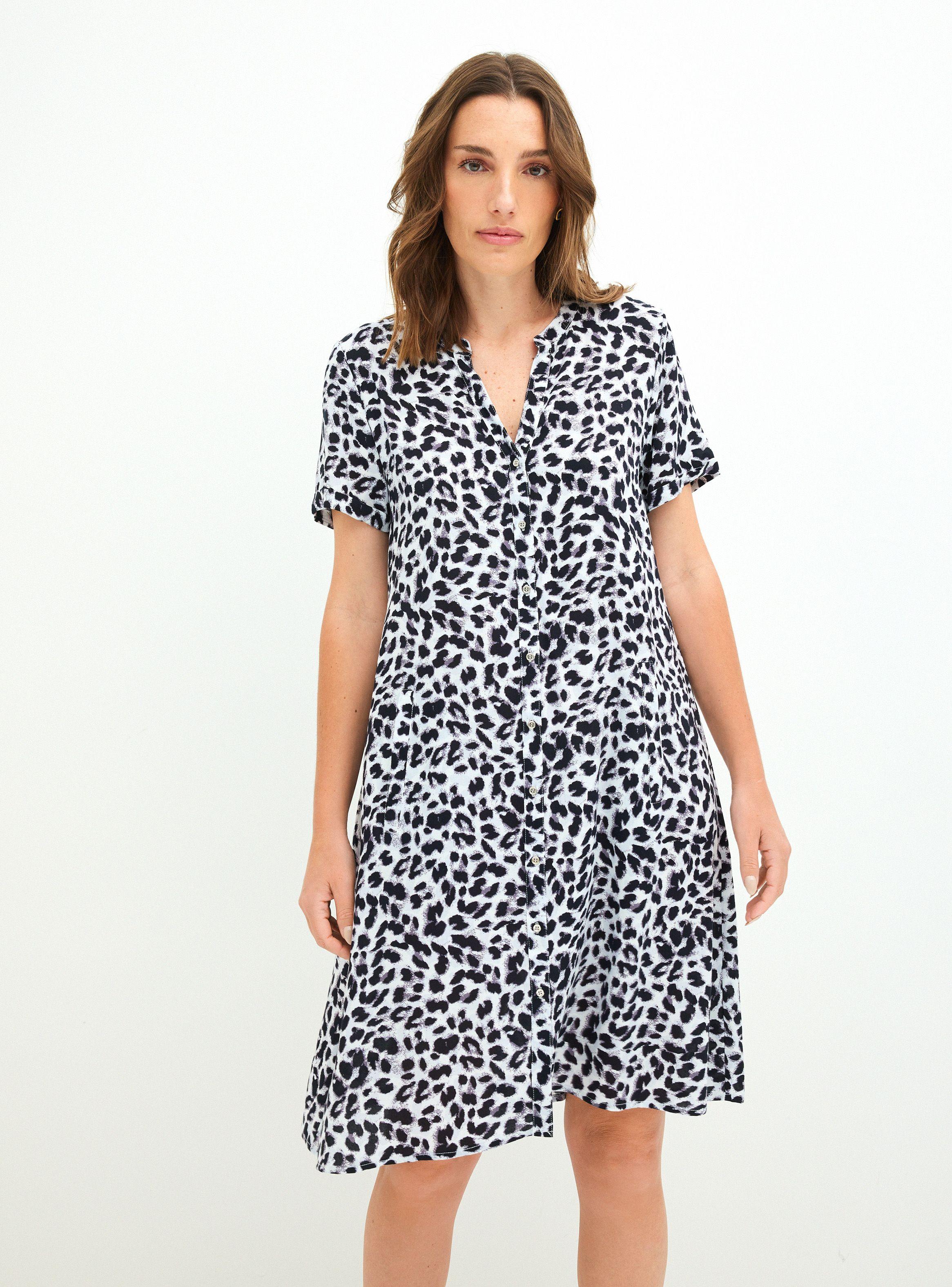 Vestido Camisero Estampado-0