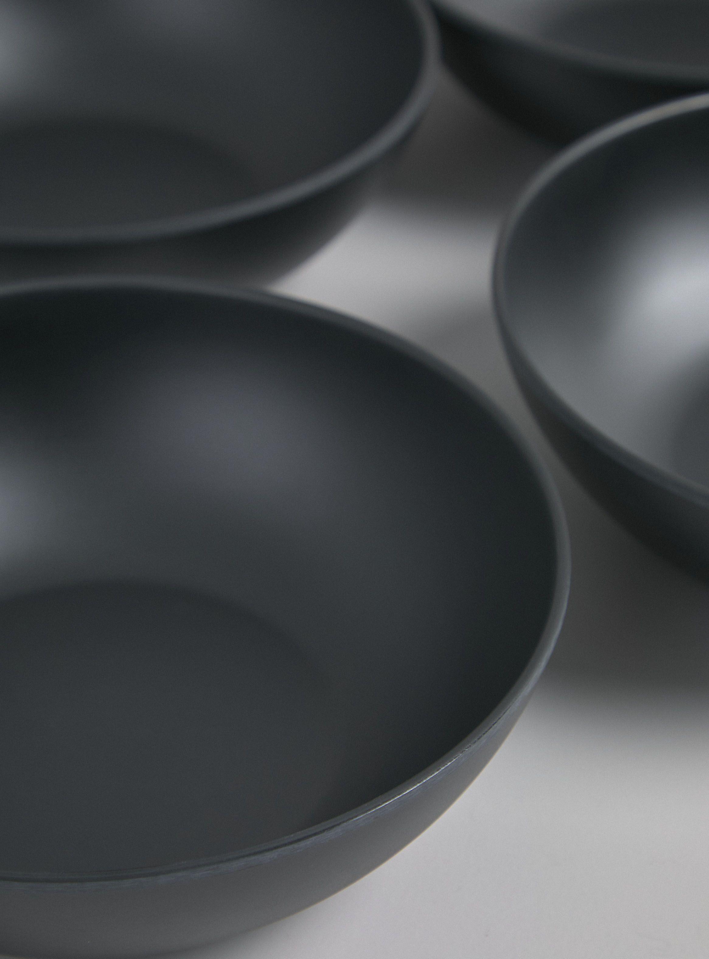 Set 4 Bowls Melamina Negro-2