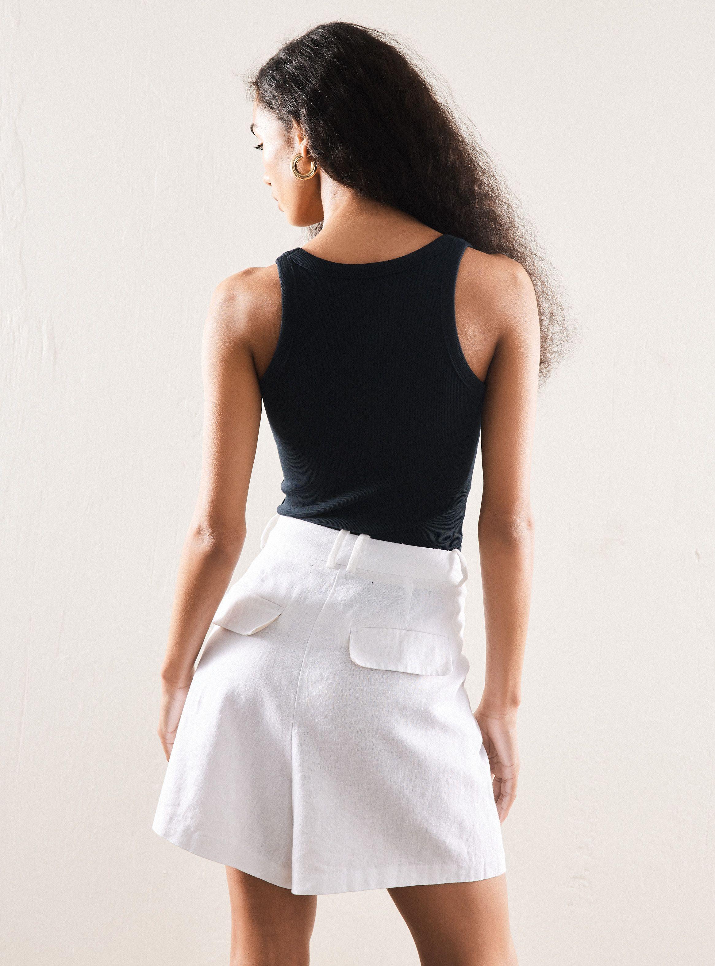 Polera Musculosa Tela Acanalada-1