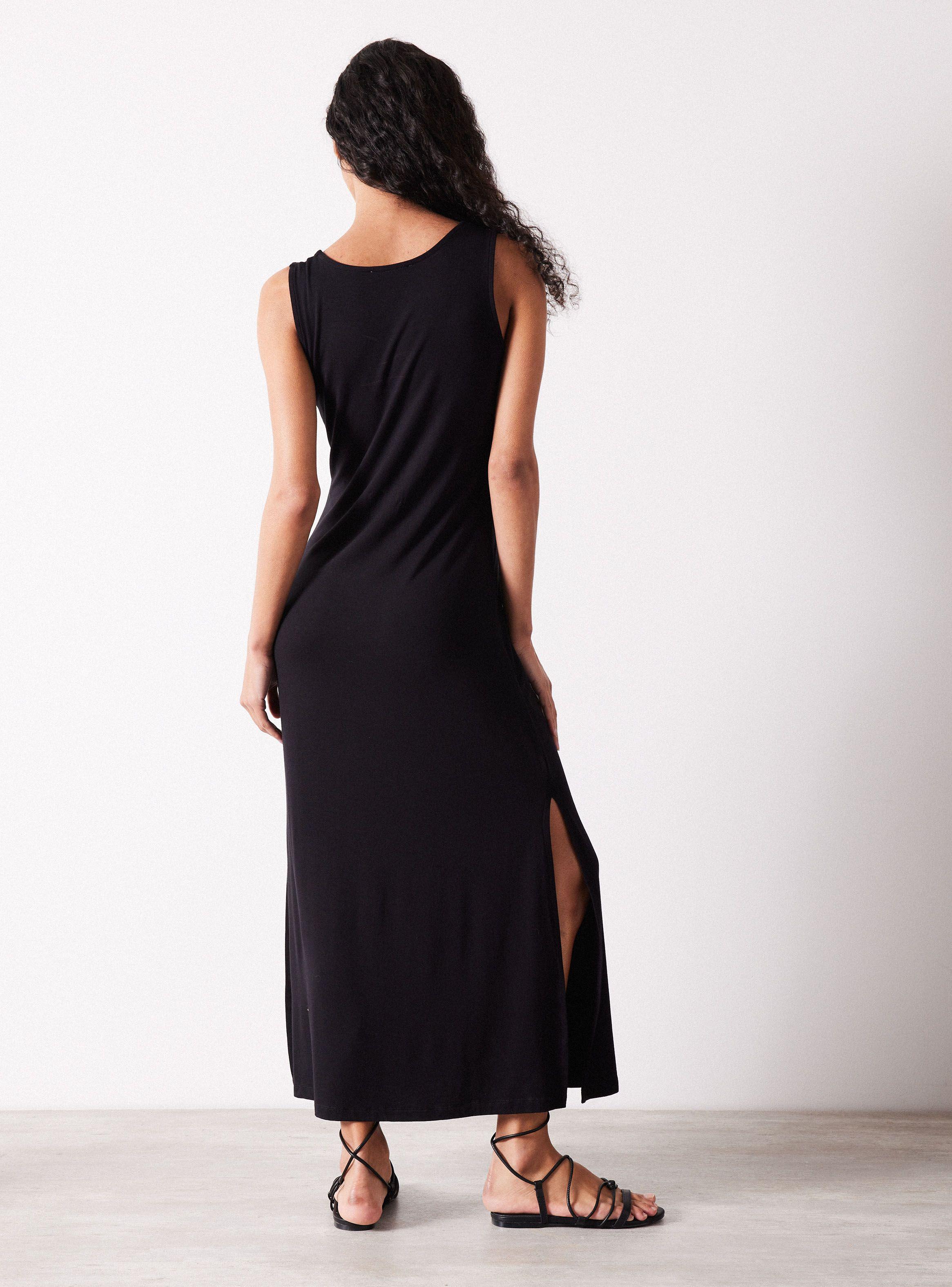 Vestido Relajado Largo-5