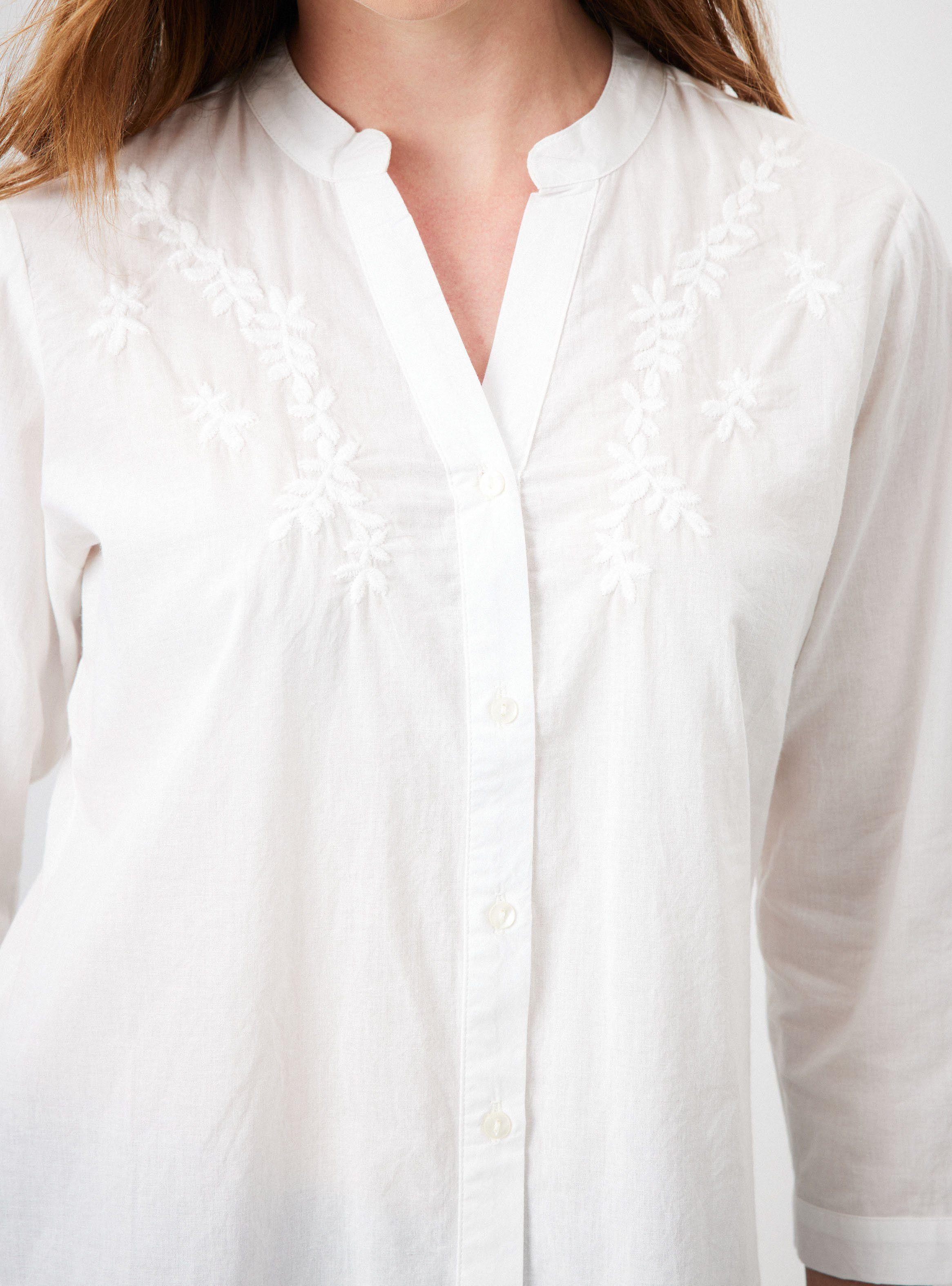 Blusa Bordado Frontal de India-3